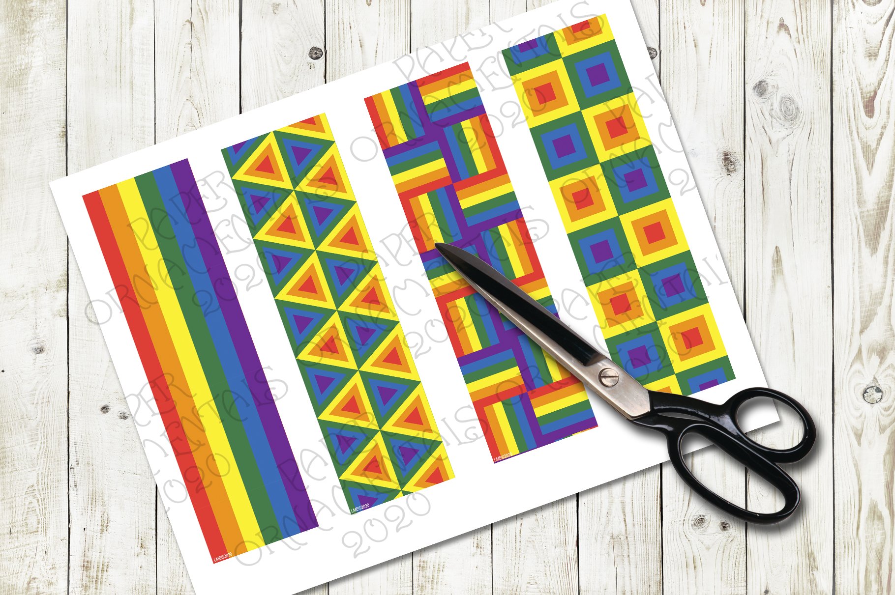 bookmark printable bookmark set gay pride bookmarks