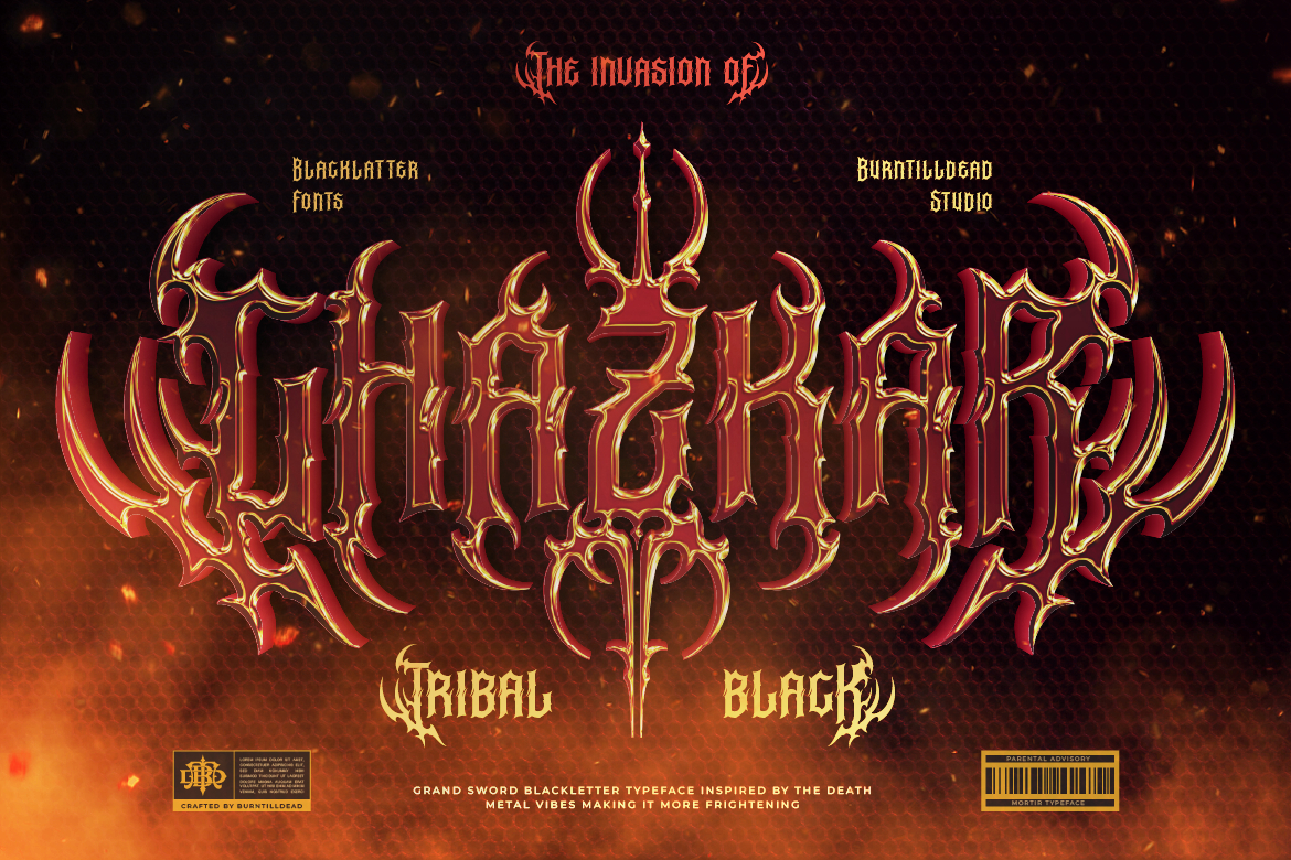 Gazkhar - Tribal Blackletter