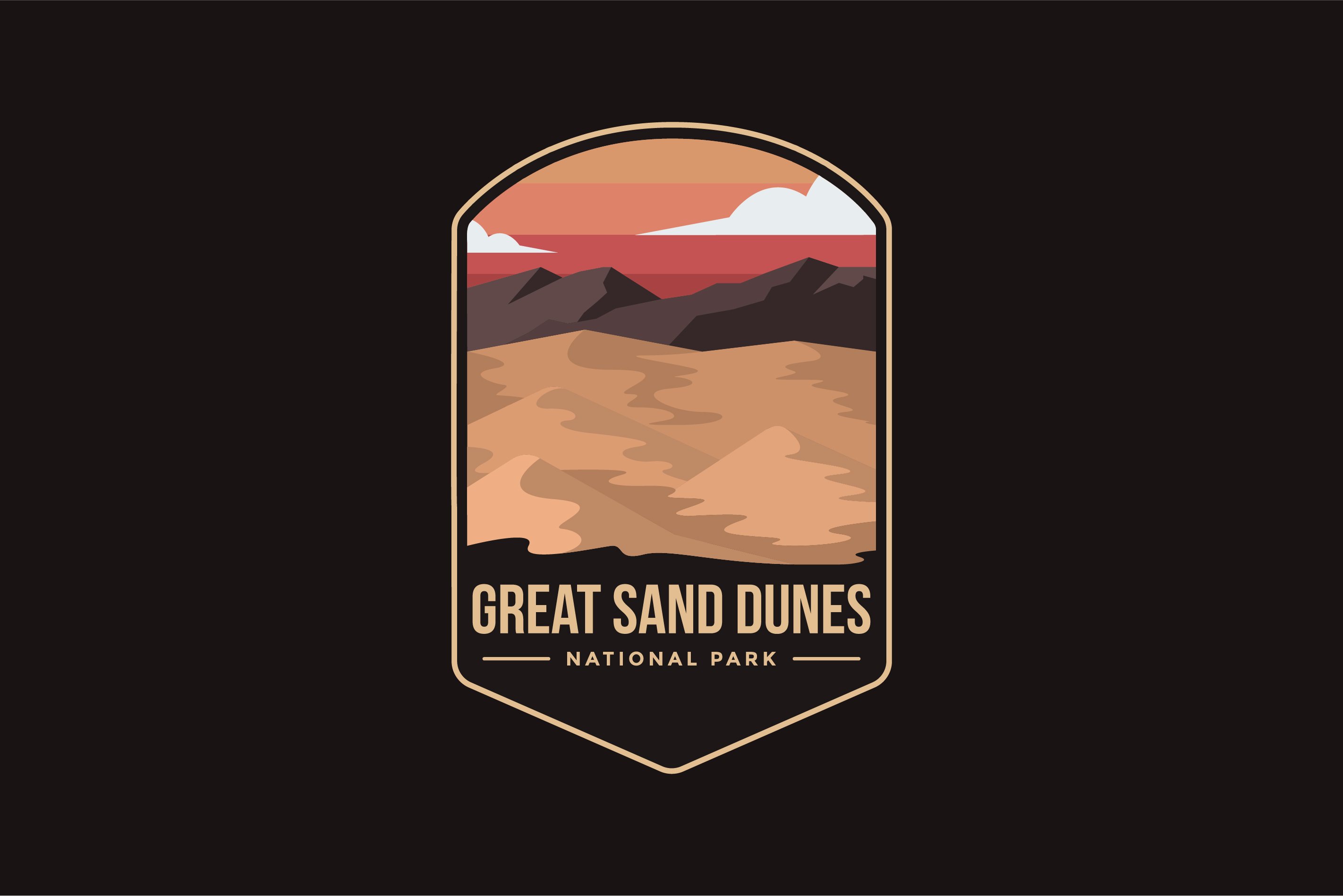 Great Sand Dunes National Park Logo (2737897), image size:2844x1897