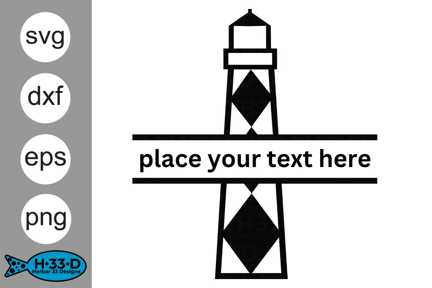 Cape Lookout lighthouse, lighthouse monogram frame