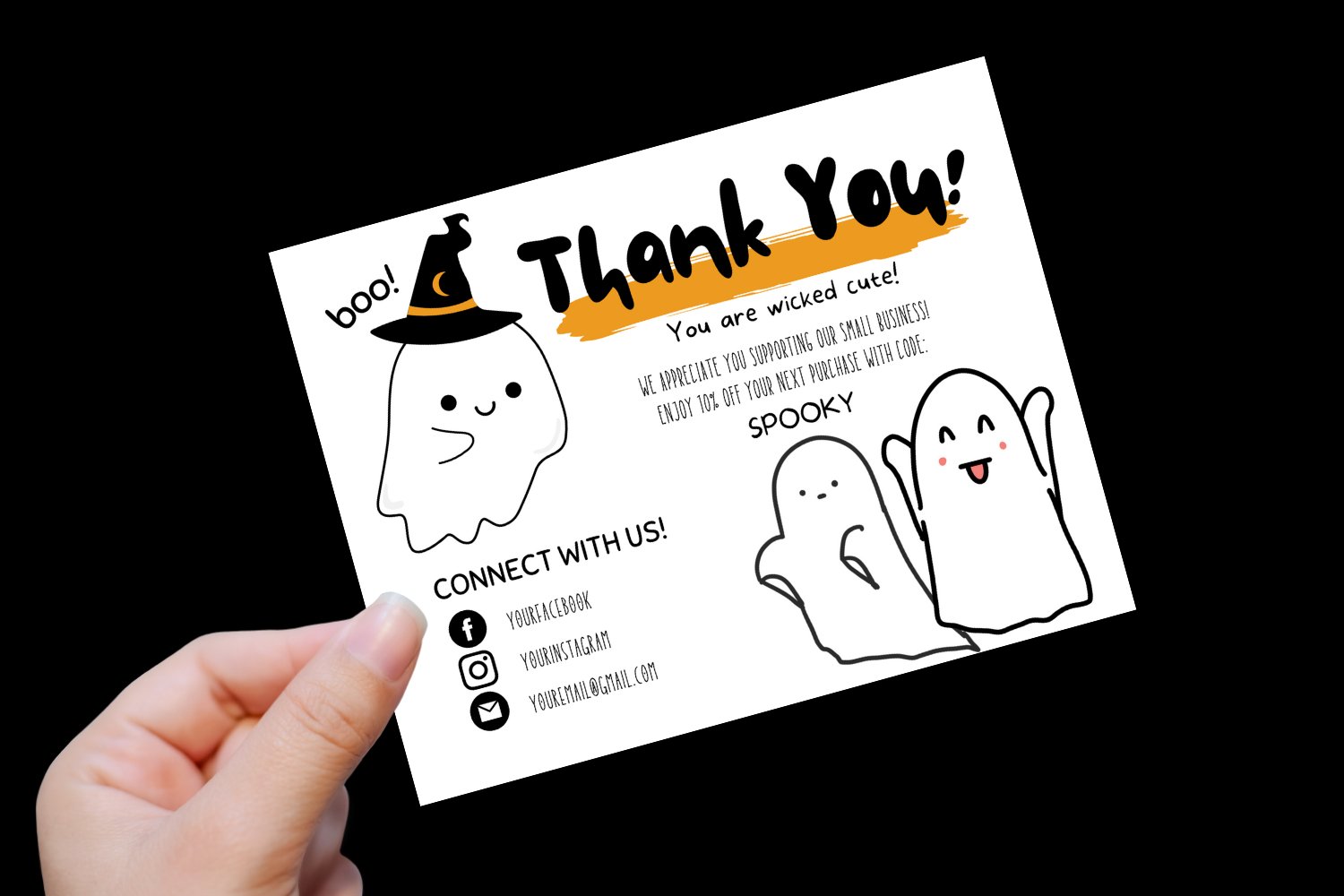 halloween-business-thank-you-card-template for Free Printable Halloween Thank You Cards Halloween Business Thank You Card Template for Free Printable Halloween Thank You Cards