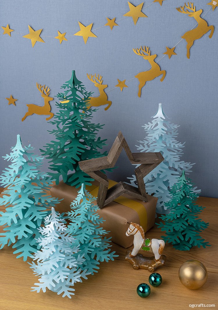 3d-christmas-tree-svg-diy-paper-christmas-tree-template for Free Printable 3d Paper Christmas Tree Template 3D Christmas Tree SVG, DIY Paper Christmas Tree Template for Free Printable 3d Paper Christmas Tree Template