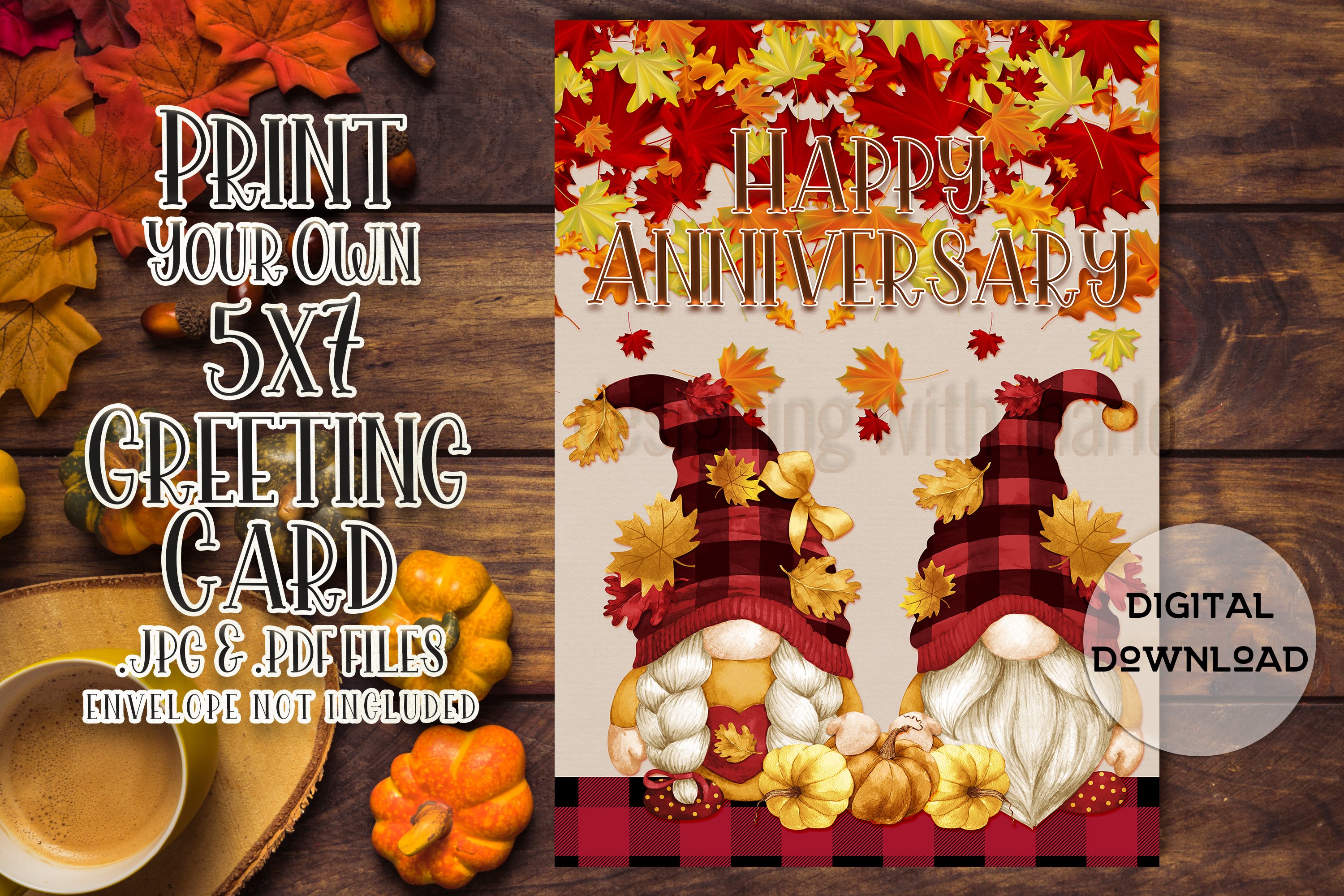 Printable Card Anniversary