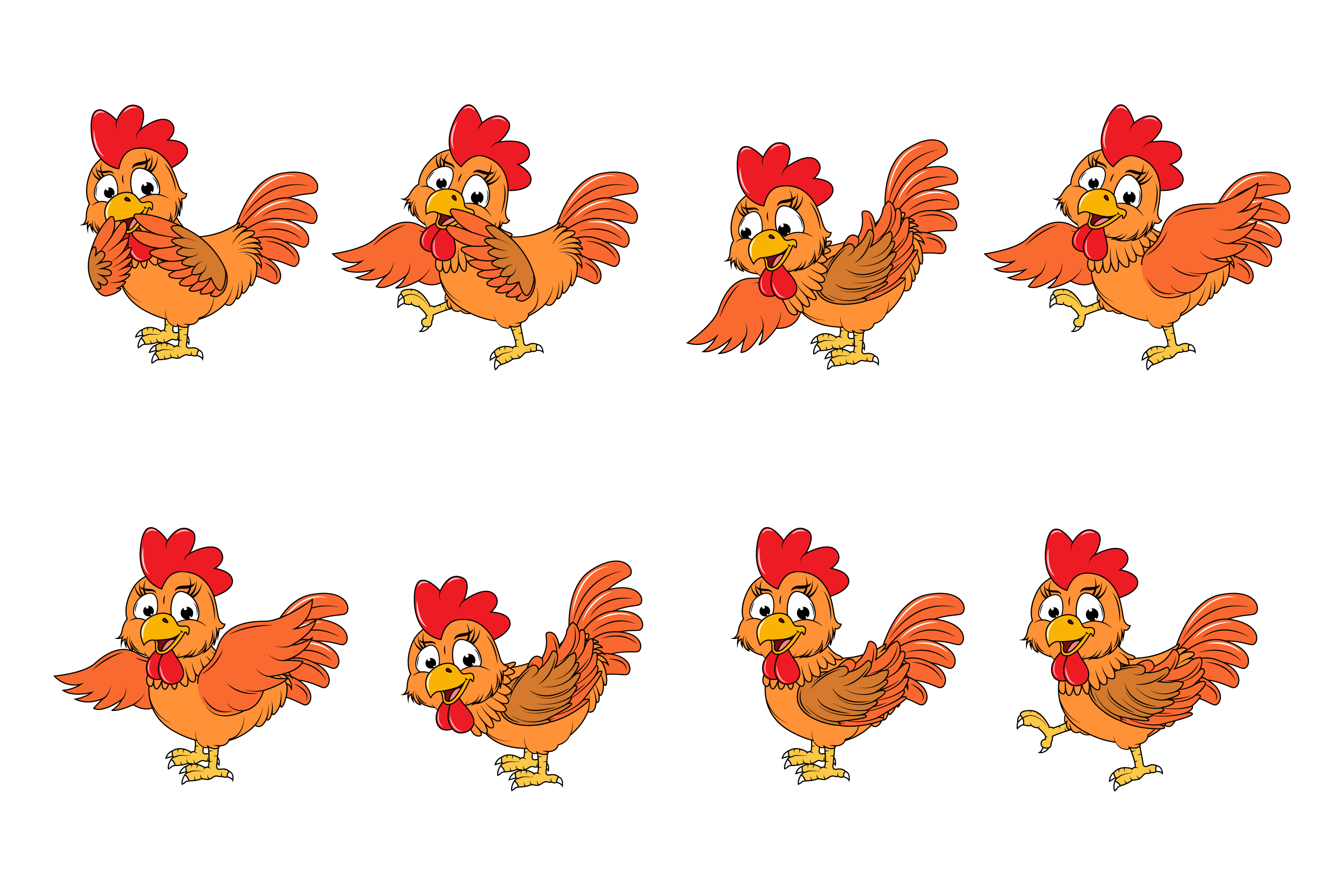 Chicken Logo Stock Illustration - Download Image Now - Animal, Art, Badge -  iStock, image size:3000x2000