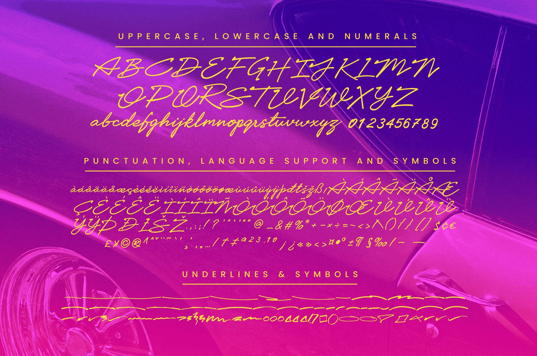 80s Font Script