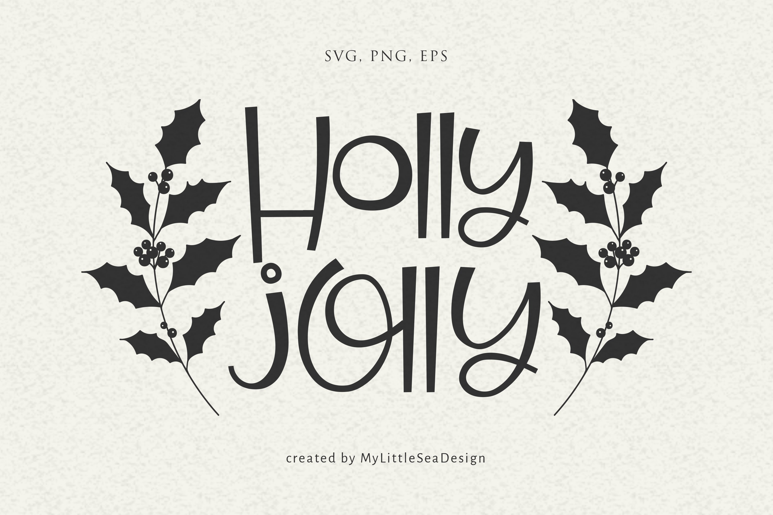 Holly Jolly Svg|Christmas Svg Quote