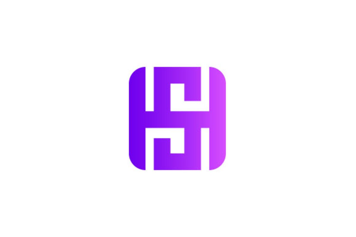 STAMMBAUM H／S LOGOスゥエット STAMMBAUM H／S LOGOスゥエット HS H S Letter Logo Design in