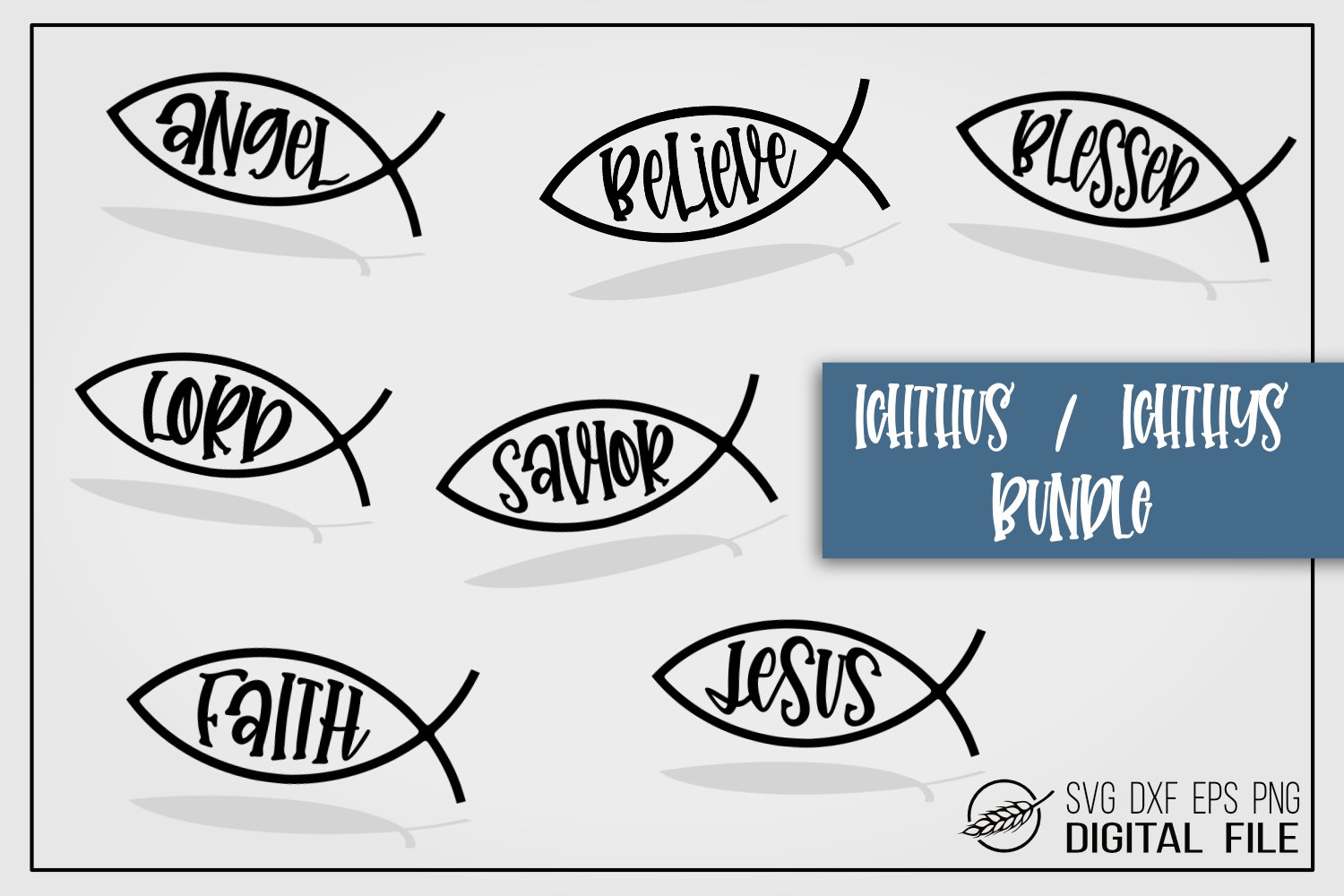 Ichthus | Ichthys bundle, Christian symbol