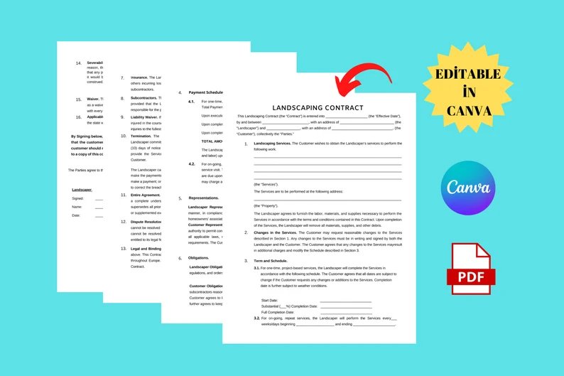 printable-landscaping-contract-template