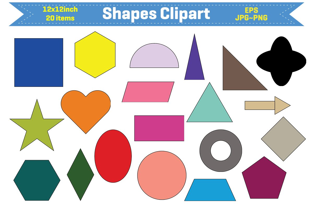 Geometry Shapes Clip Art Geometry Shapes Clip Art