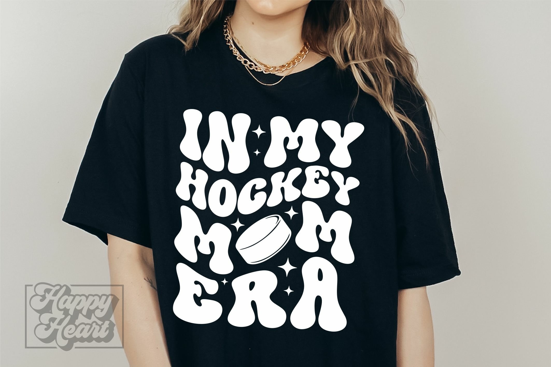 Heart Hockey Mom Gear In My Hockey Mom Era SVG Hockey Mom Life