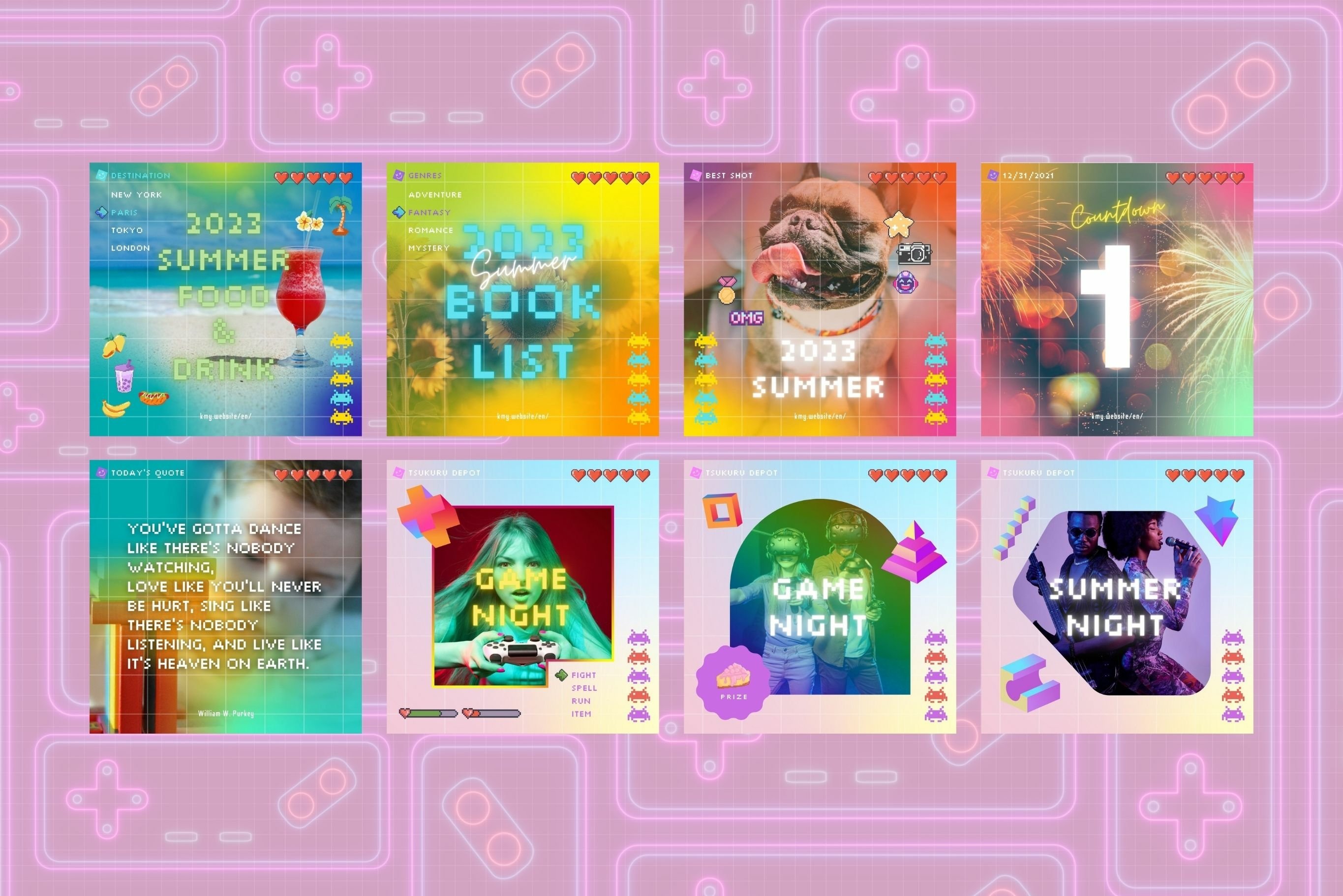 Instagram Template Canva Post Game - Animated Social Media Instagram Template Canva Post Game - Animated Social Media