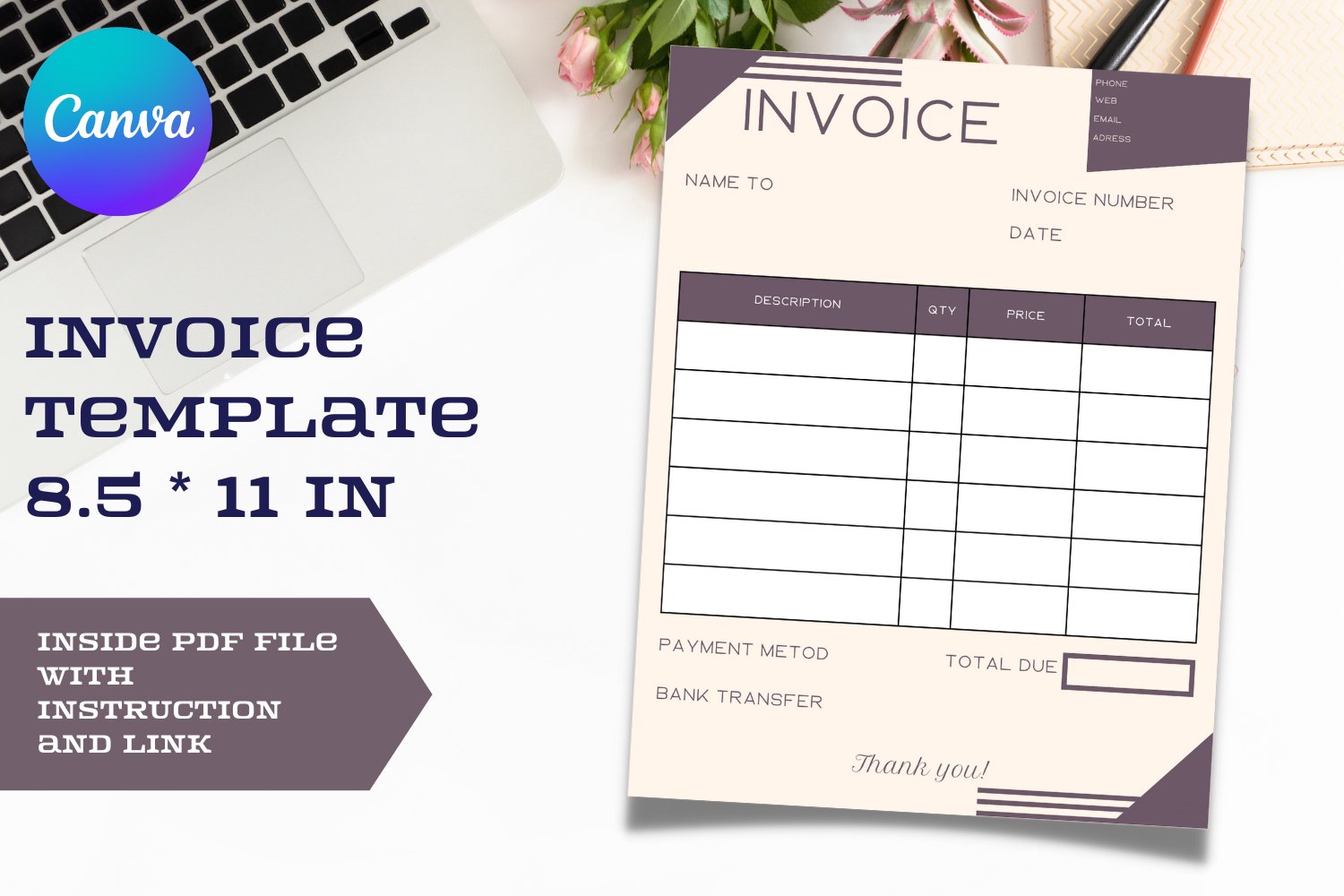 simple invoice template printable invoice blank