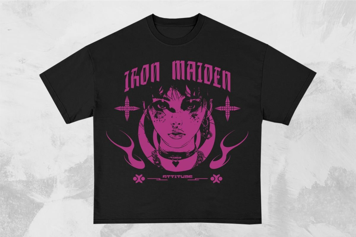 Iron Maiden Y2K T shirt Design