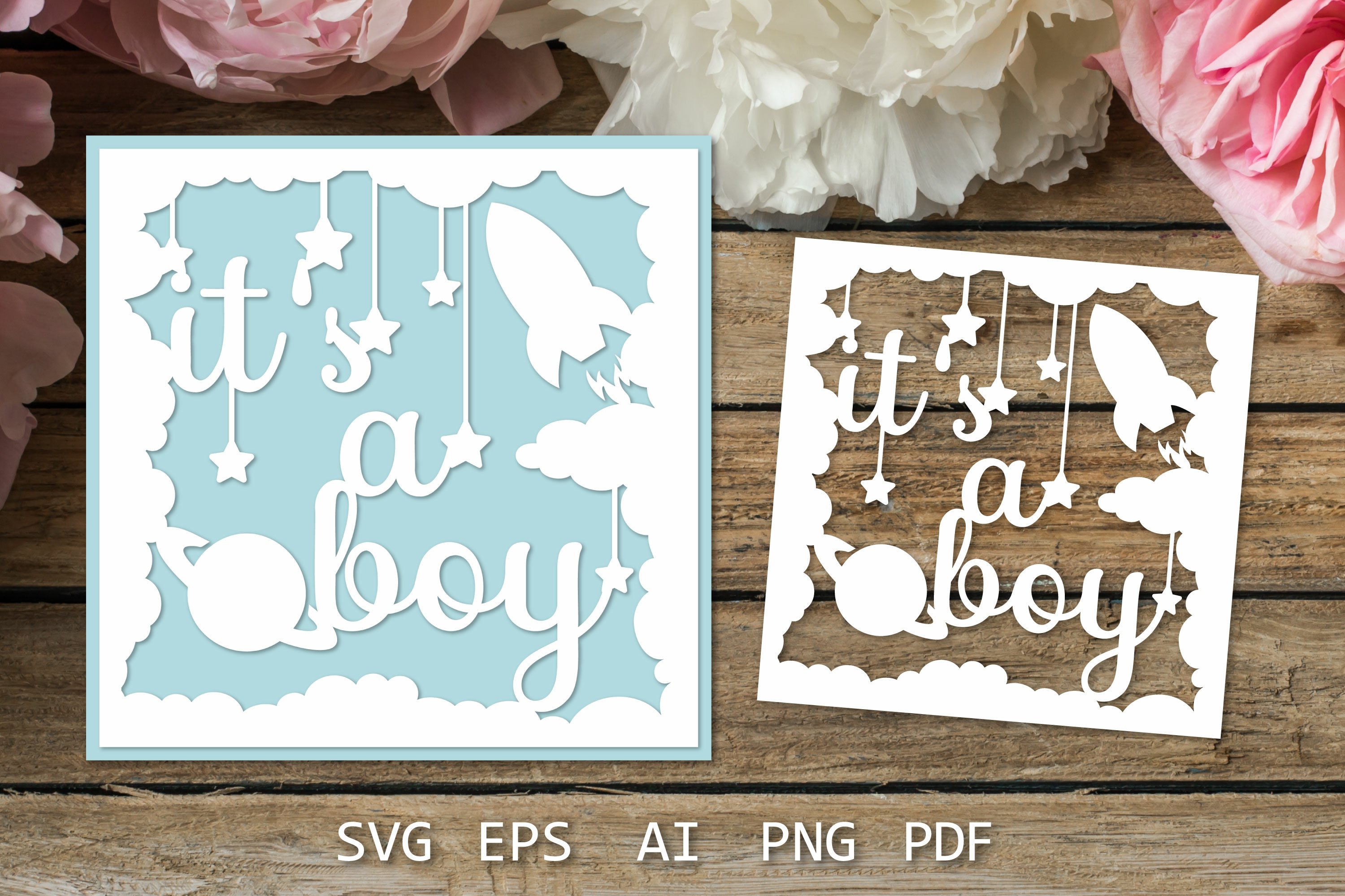 Its A Boy Card