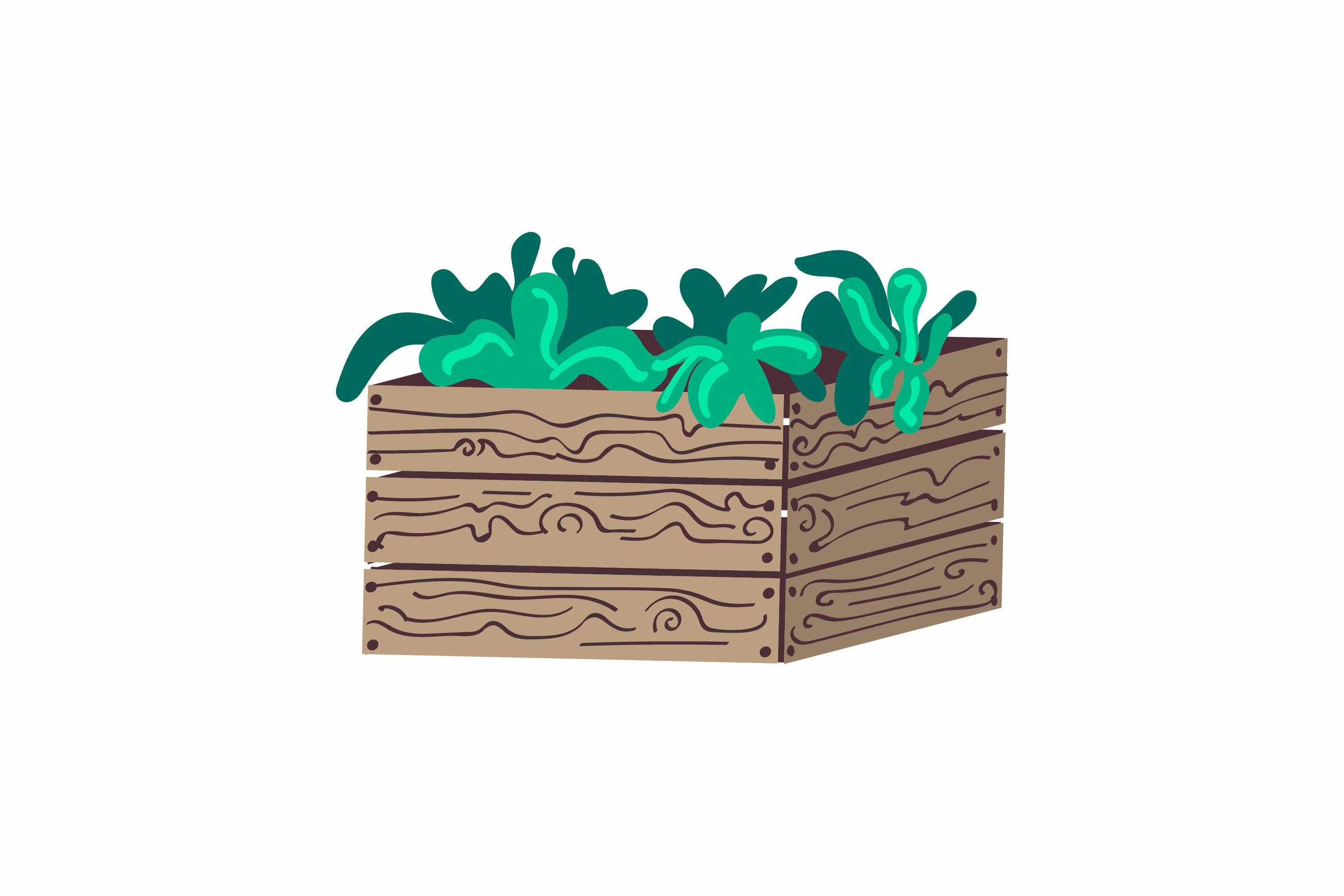Flower Box Clipart