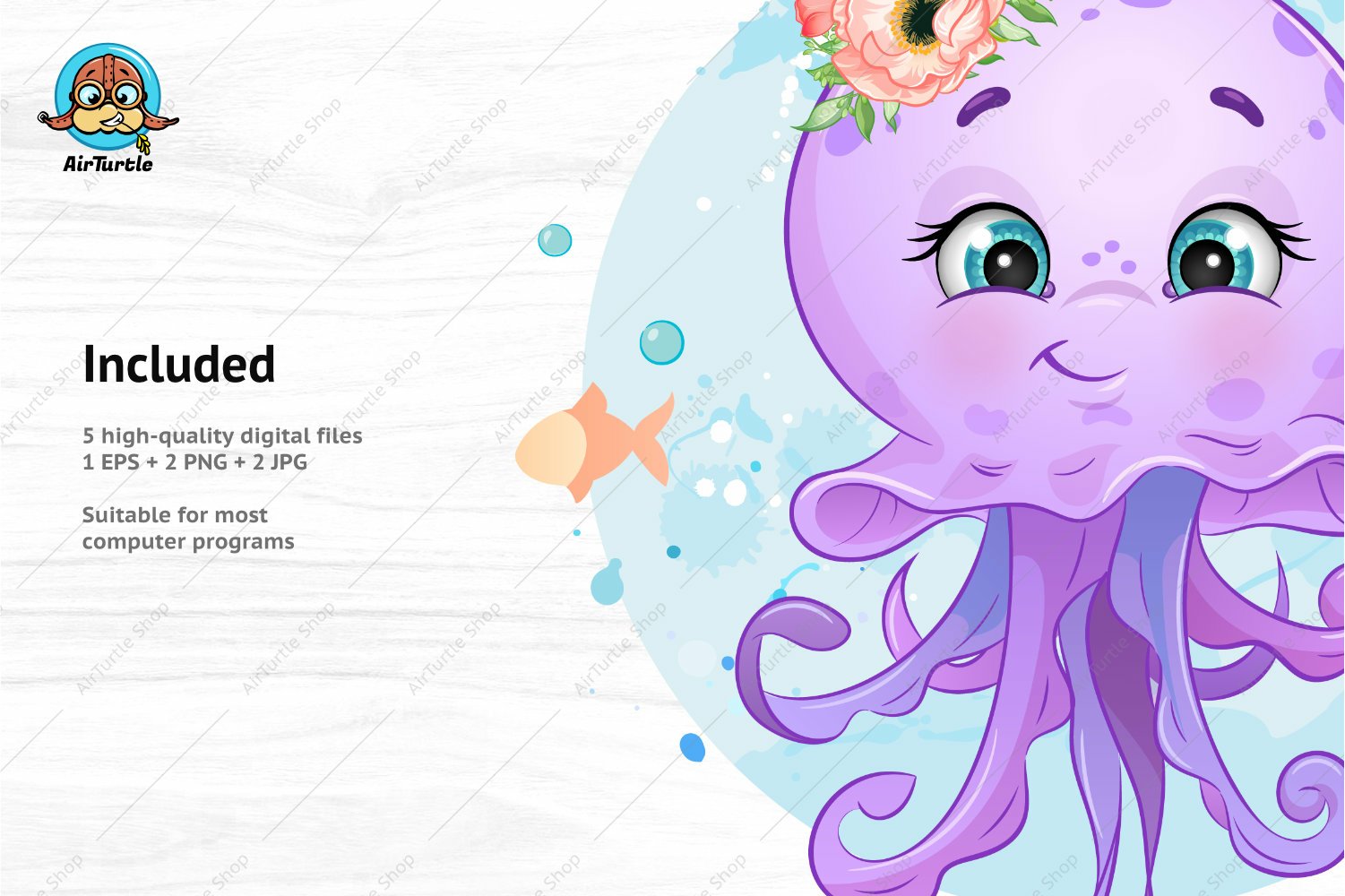 Clipart Jellyfish Cute