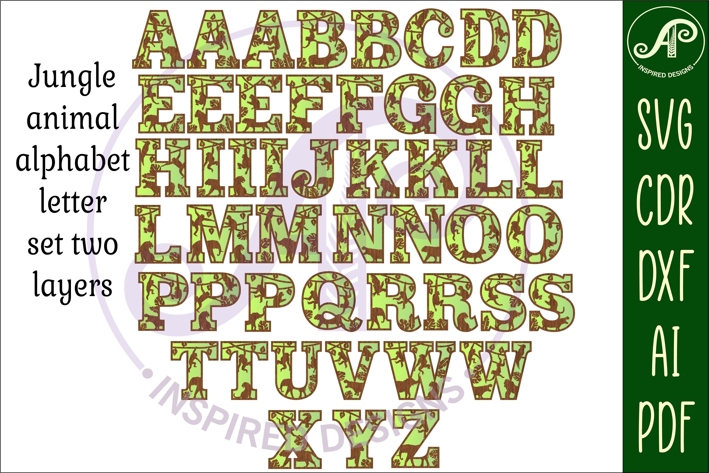 Alphabet Letters Jungle