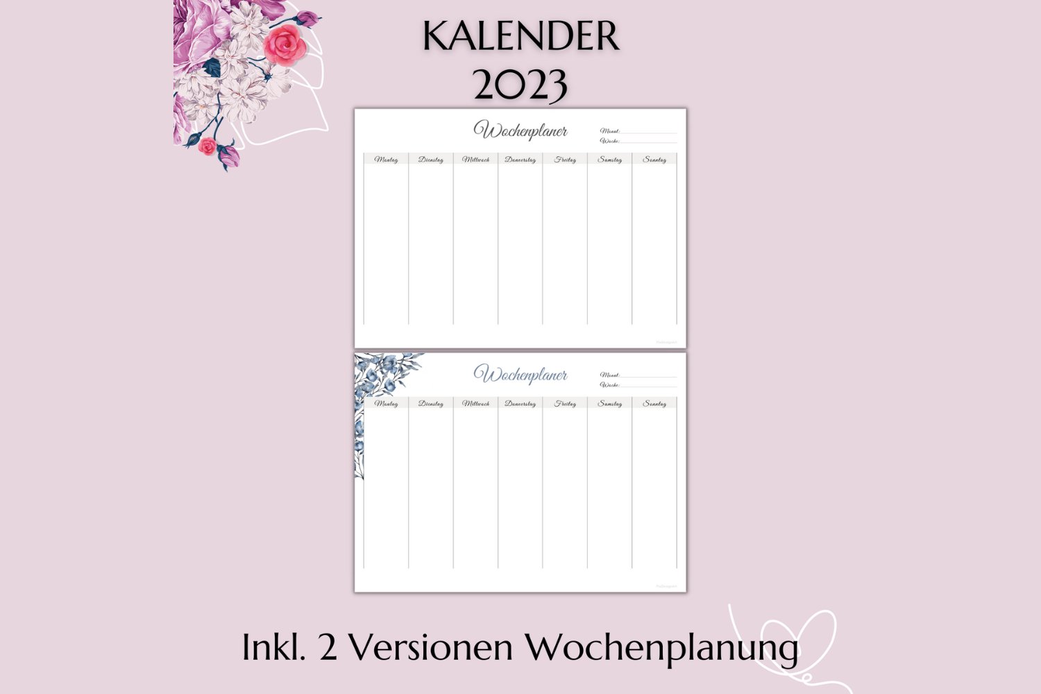 Kalender 2023, Monatskalender und Tagesplaner, (2289308)