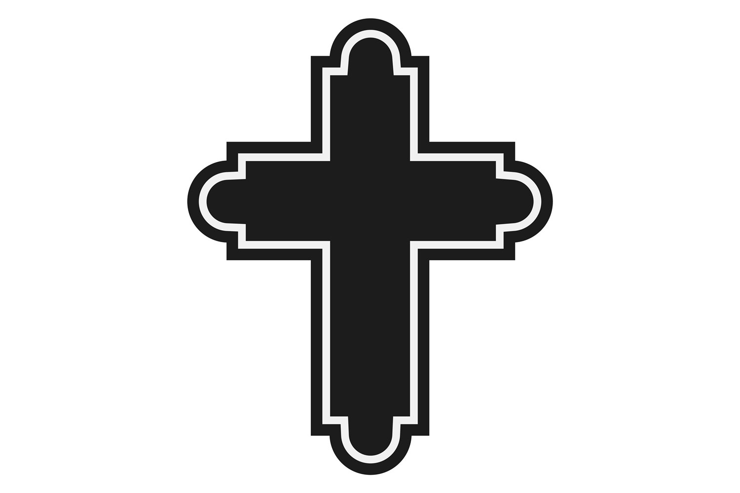 Black Christian Cross Symbol Copy And Paste