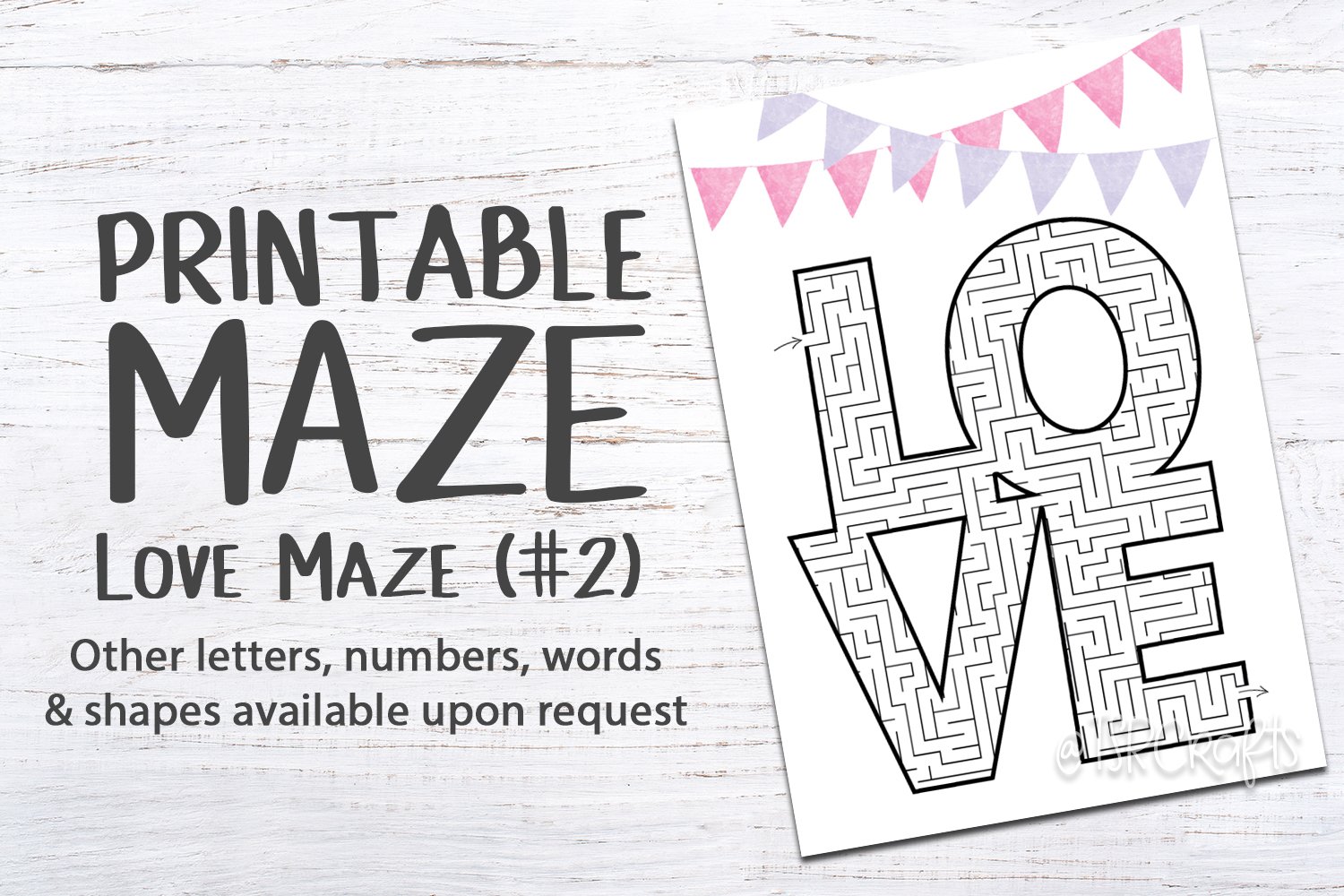 Educational Printables - Printable Maze: Love Maze #2