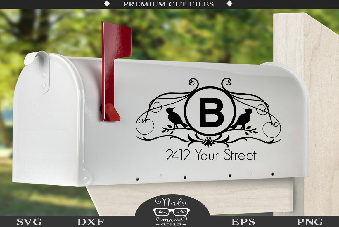 Birds Mailbox Decal SVG (76632) | SVGs | Design Bundles