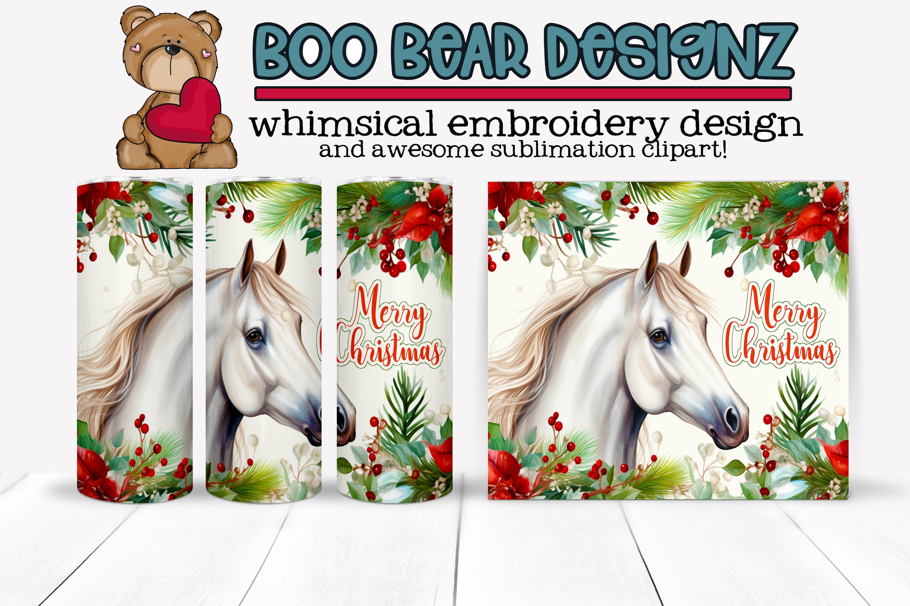 Merry Christmas Horse Pictures