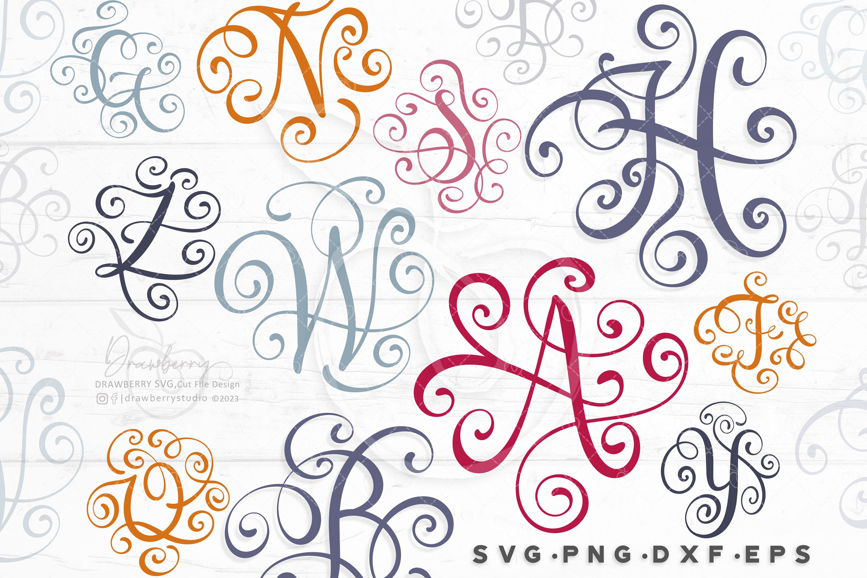 Fancy Letters Drawing