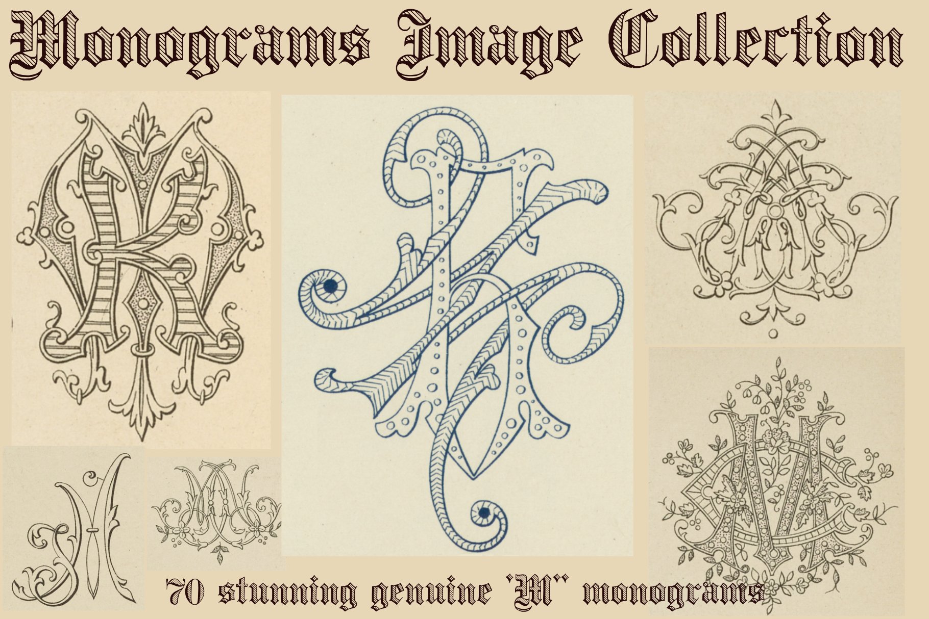 Monocracy Monograms 1910 PIECES
