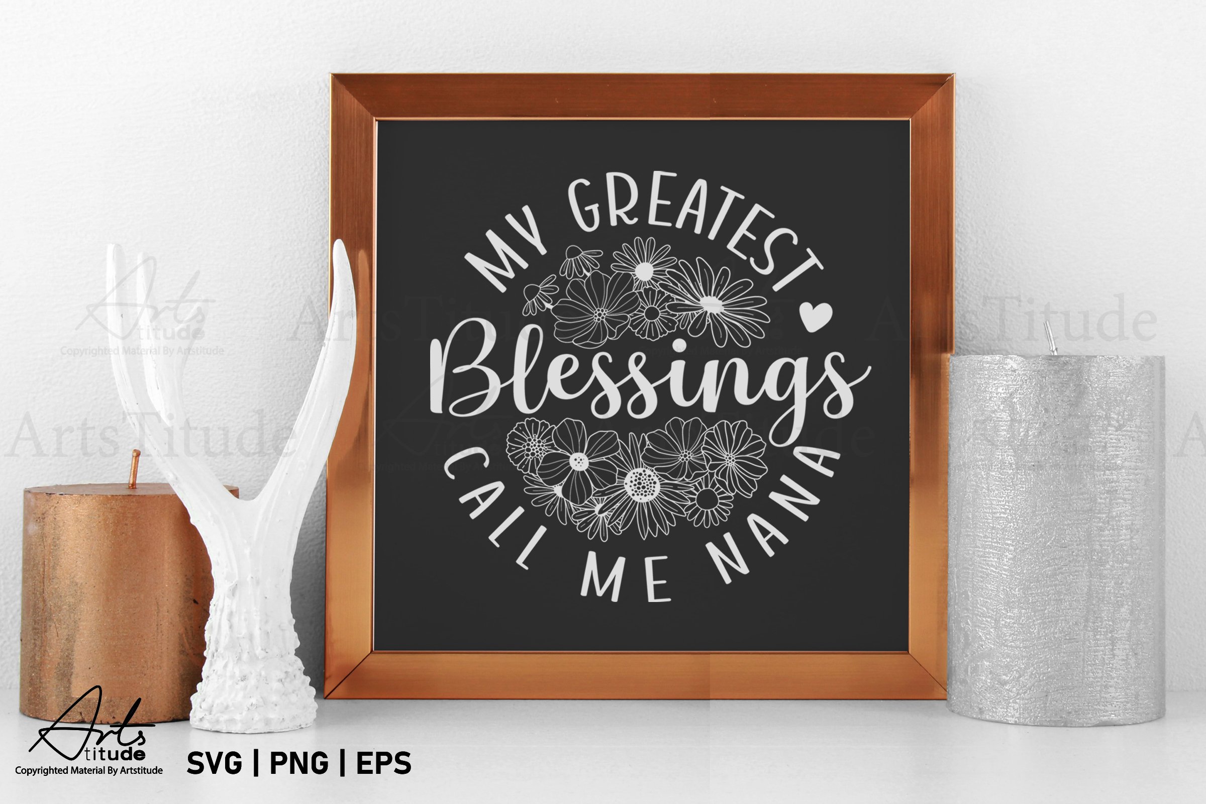 My Greatest Blessings Call Me Nana SVG, PNG Sublimation