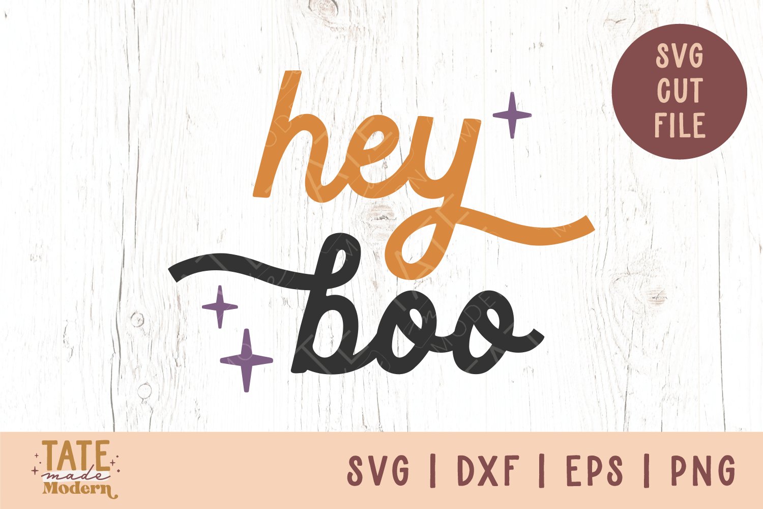 Hey boo SVG cut file - Retro halloween kid shirt svg (1515553) | SVGs