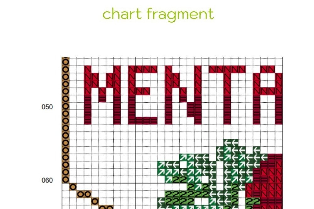 new-year-cross-stitch-pattern-pdf-quote-mental-health-gift for Free Printable Christmas Cross Stitch Letters New Year Cross stitch pattern PDF, Quote Mental health gift for Free Printable Christmas Cross Stitch Letters