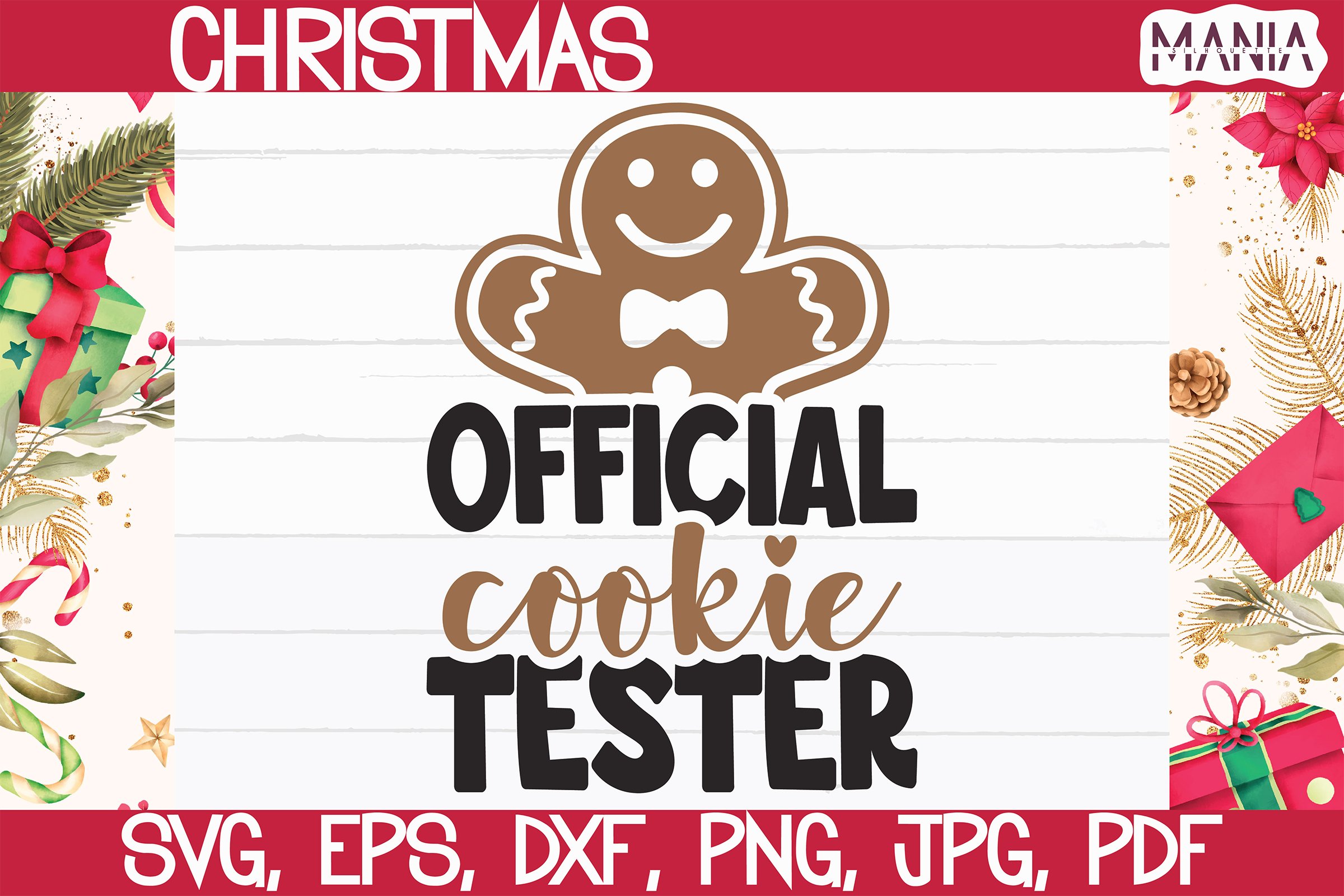 Official Cookie Tester Svg, Christmas Cut File (2225682) | Vectors