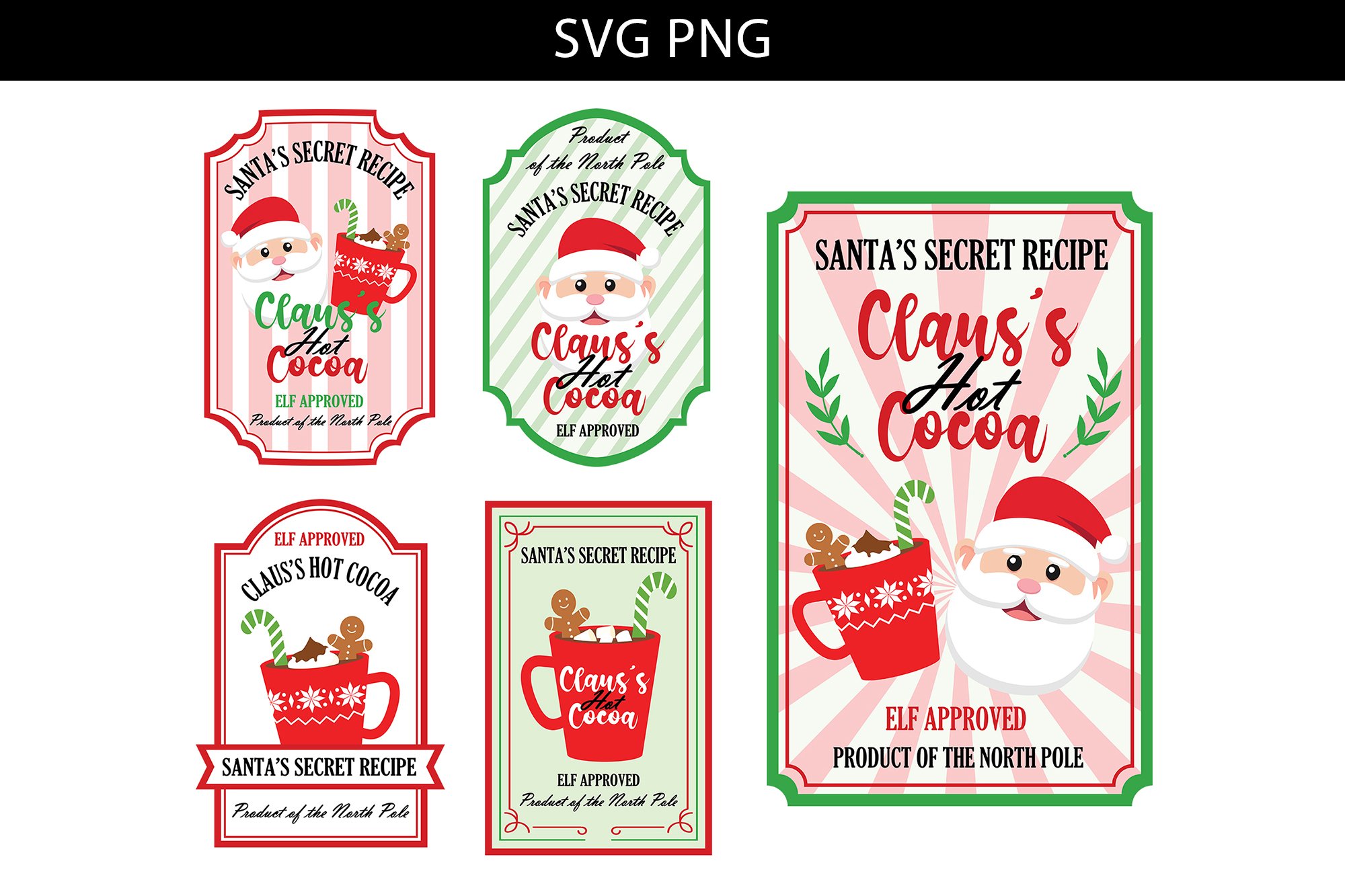 santa-claus-s-hot-cocoa-label-png-svg-christmas-png-label for Free Printable Christmas Hot Chocolate Labels Santa Claus's Hot Cocoa Label png svg, Christmas PNG Label for Free Printable Christmas Hot Chocolate Labels