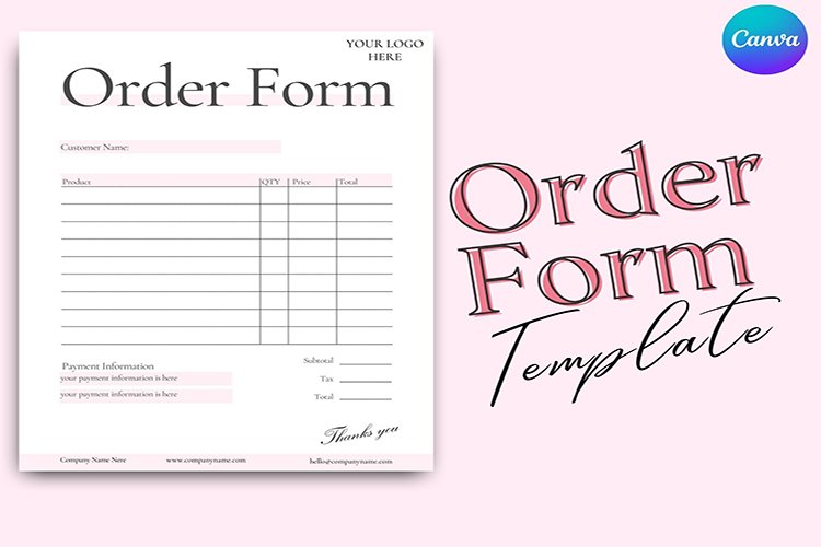 printable-order-form-templates-shirt-craft-design-bundles for Downloadable Free Printable Order Forms For Crafts Printable Order Form Templates | Shirt, Craft | Design Bundles for Downloadable Free Printable Order Forms For Crafts