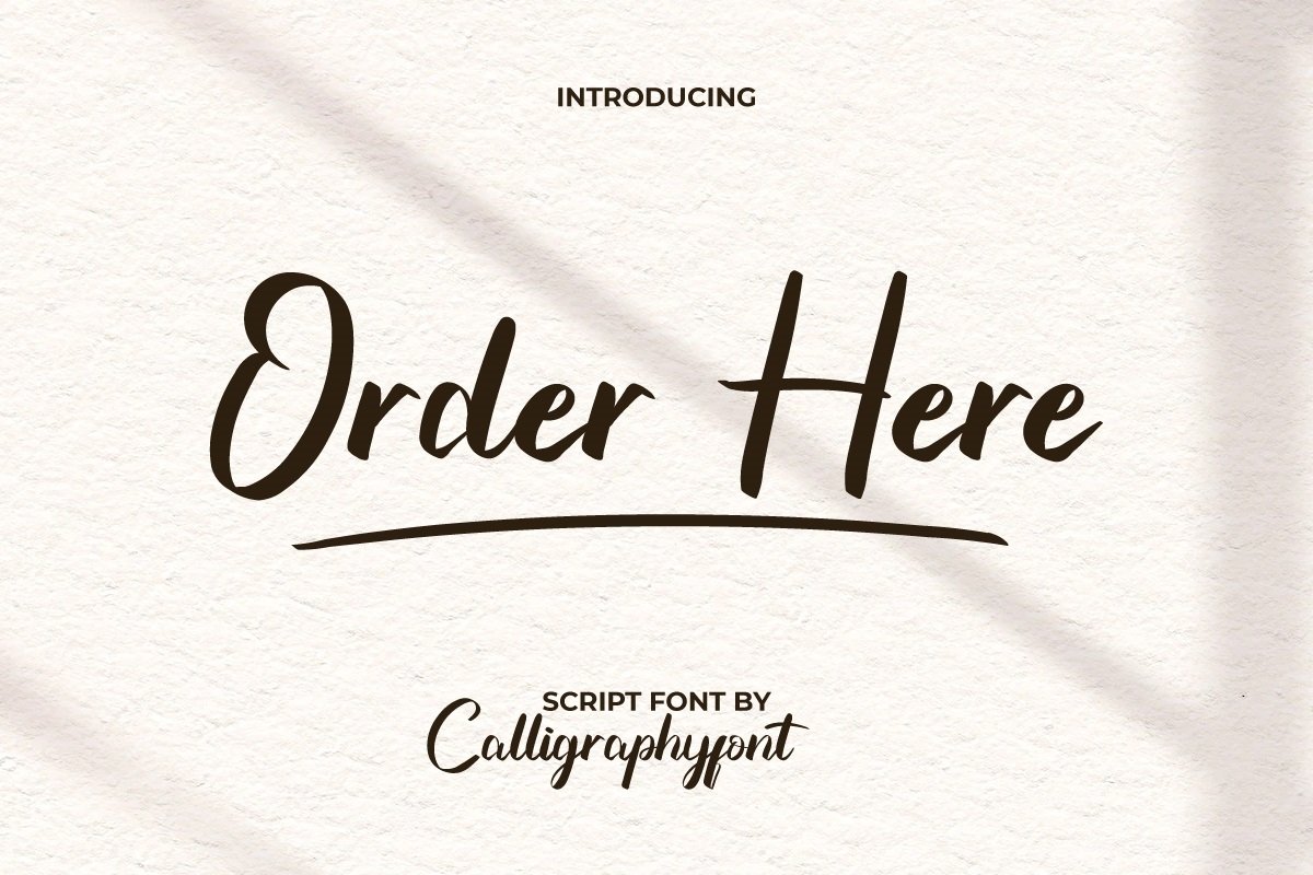 Calligraphy To Order