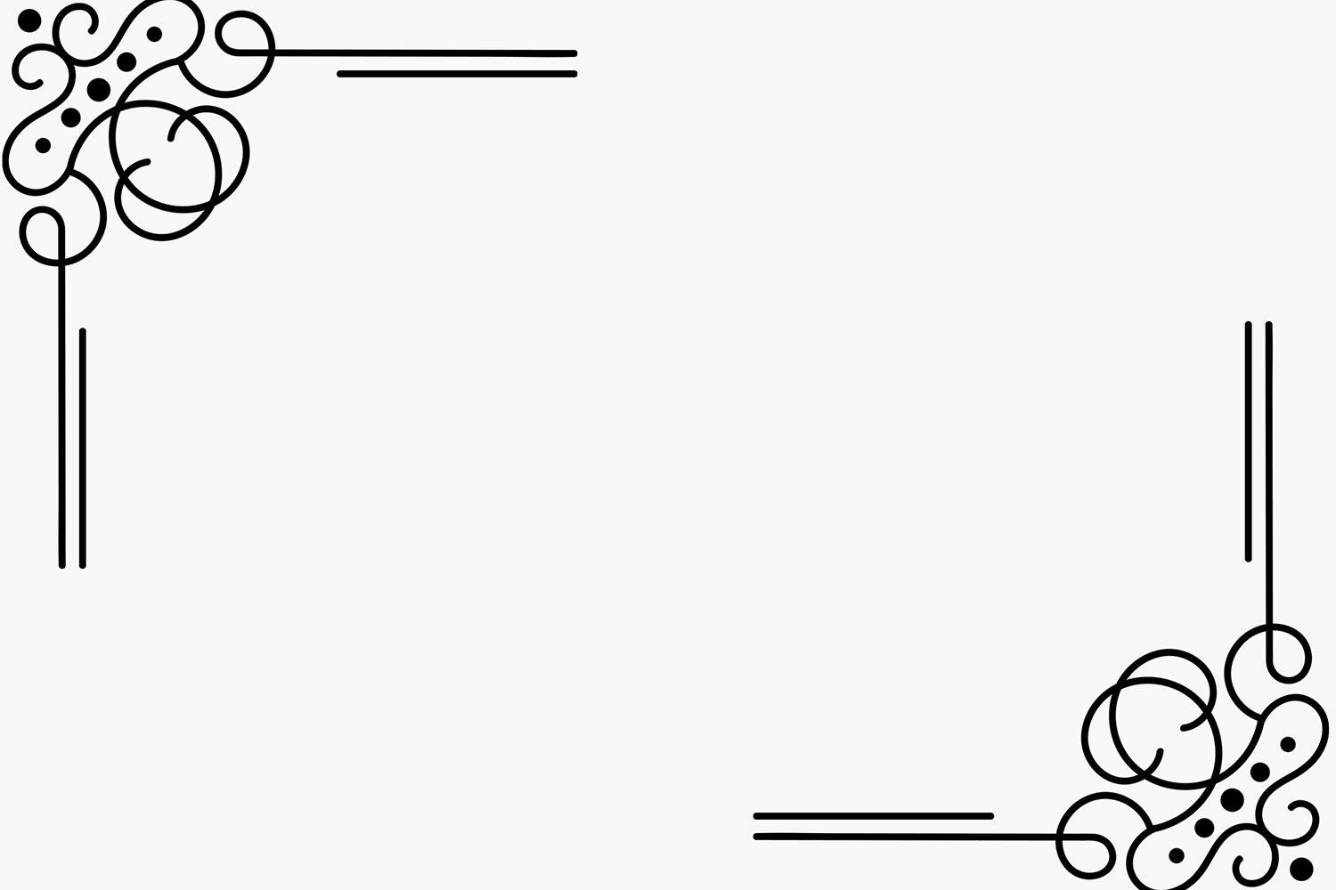 Corner Ornaments Vector