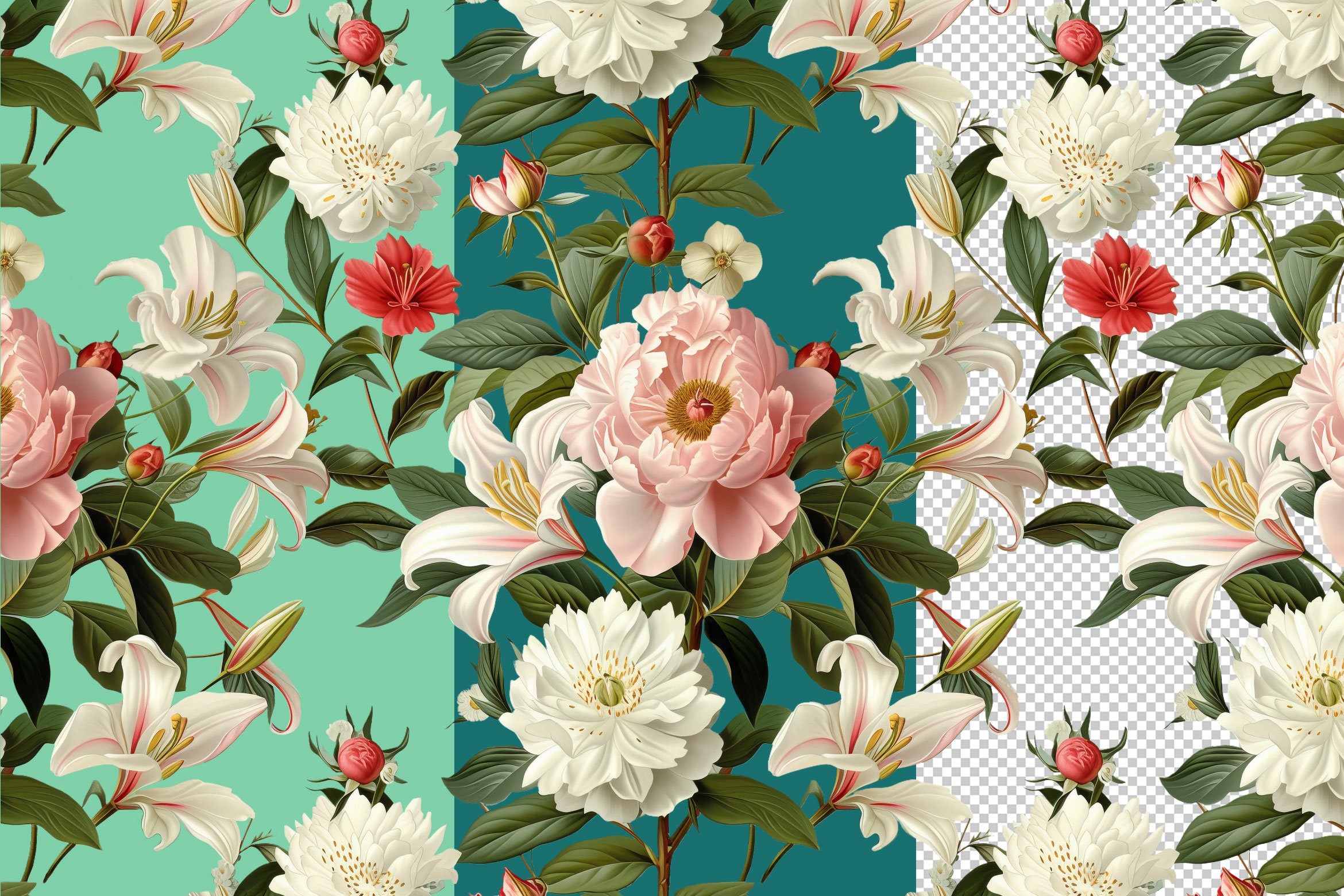 Gorgeous Peonies Floral Pattern (4590647), image size:2340x1560