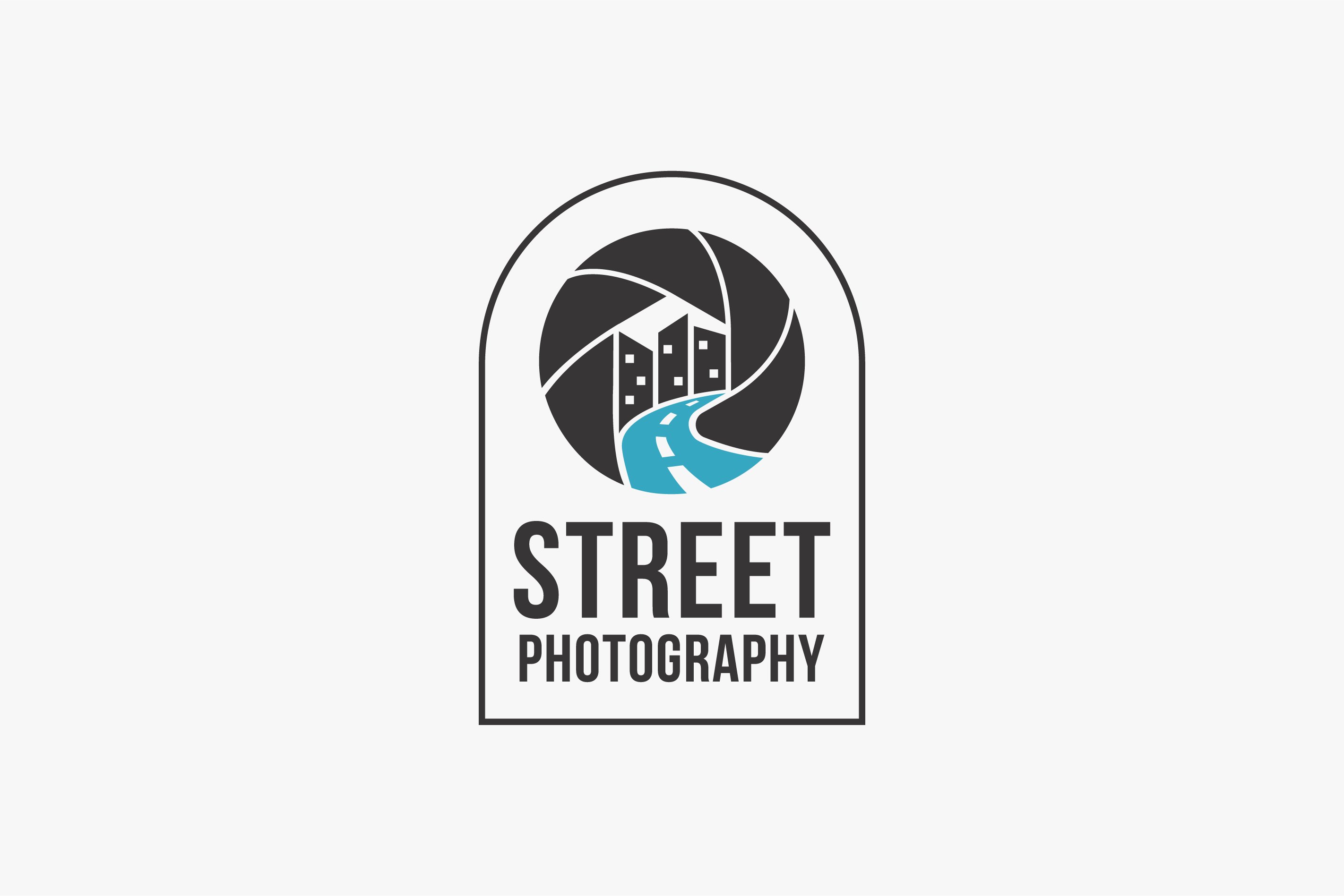 Street photography logo icon vector, image size:2844x1897