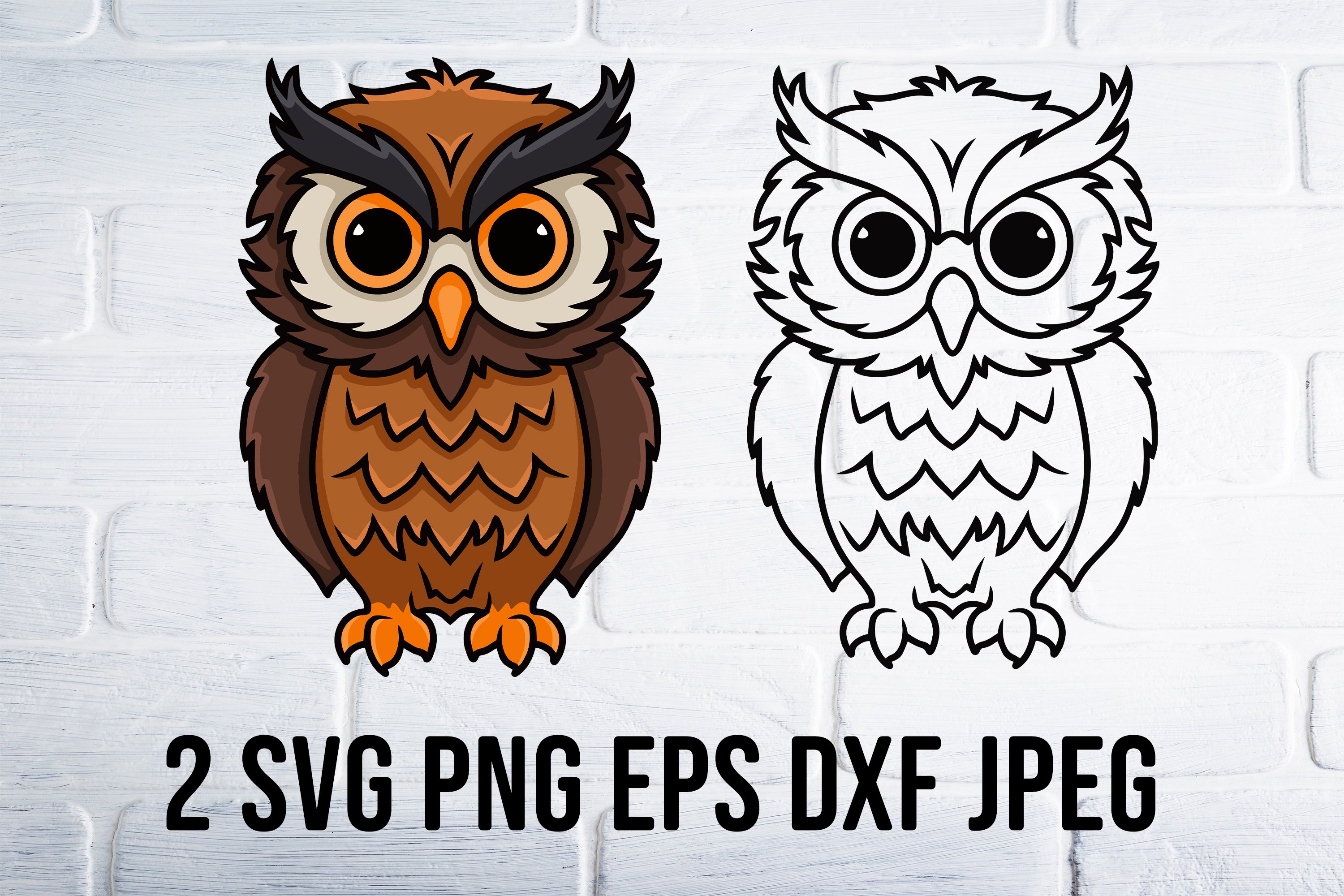 Owl Svg files for Cricut, funny Owl Clipart (2952306)