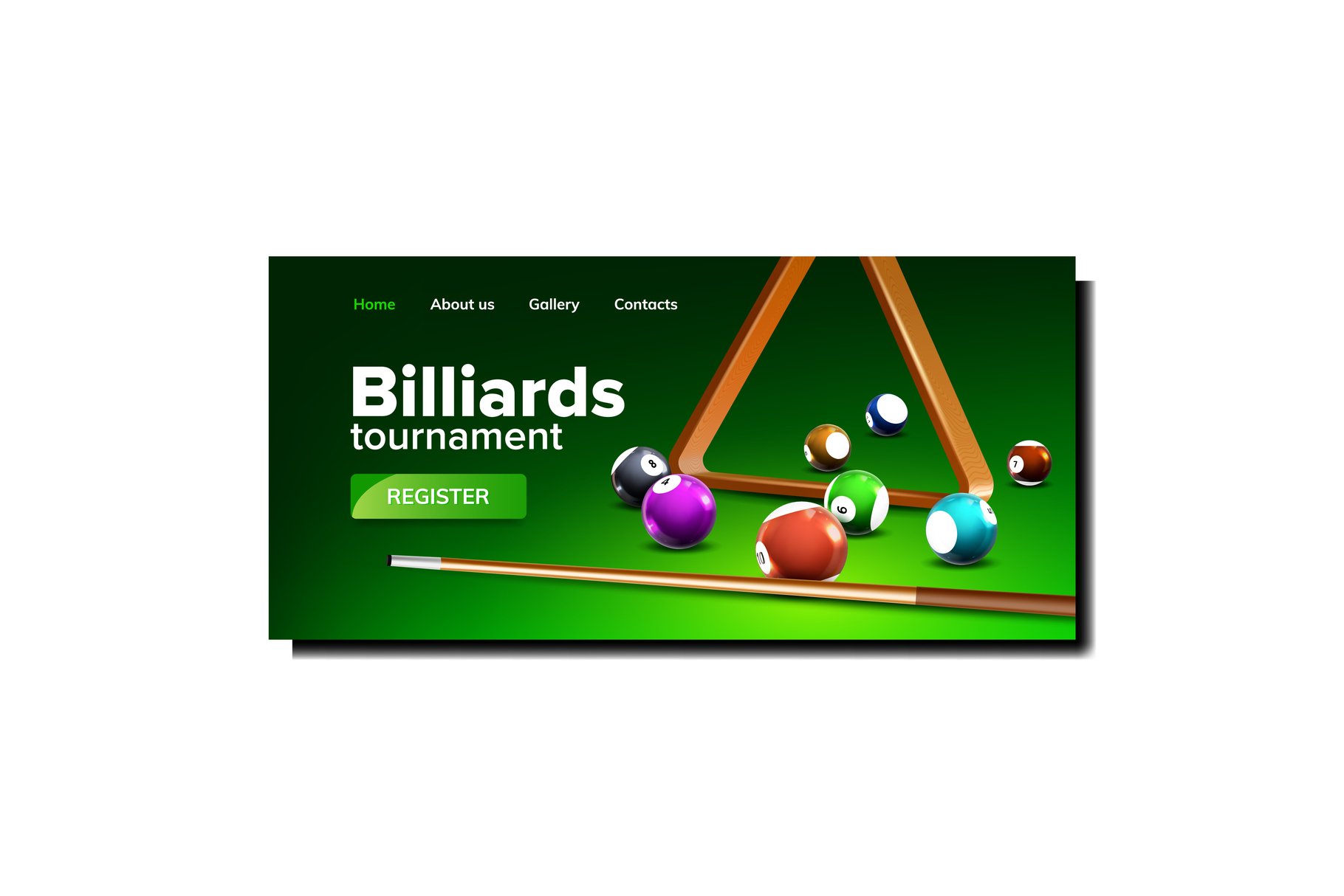 Billiards Tournament And Championship Event Vector (2228571) Icons