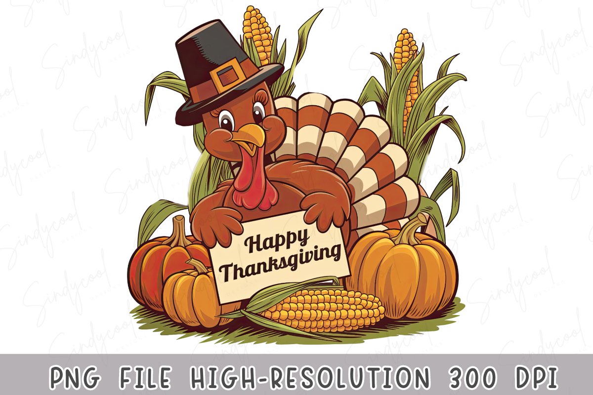 Thanksgiving Turkey PNG Clipart, image size:1200x800