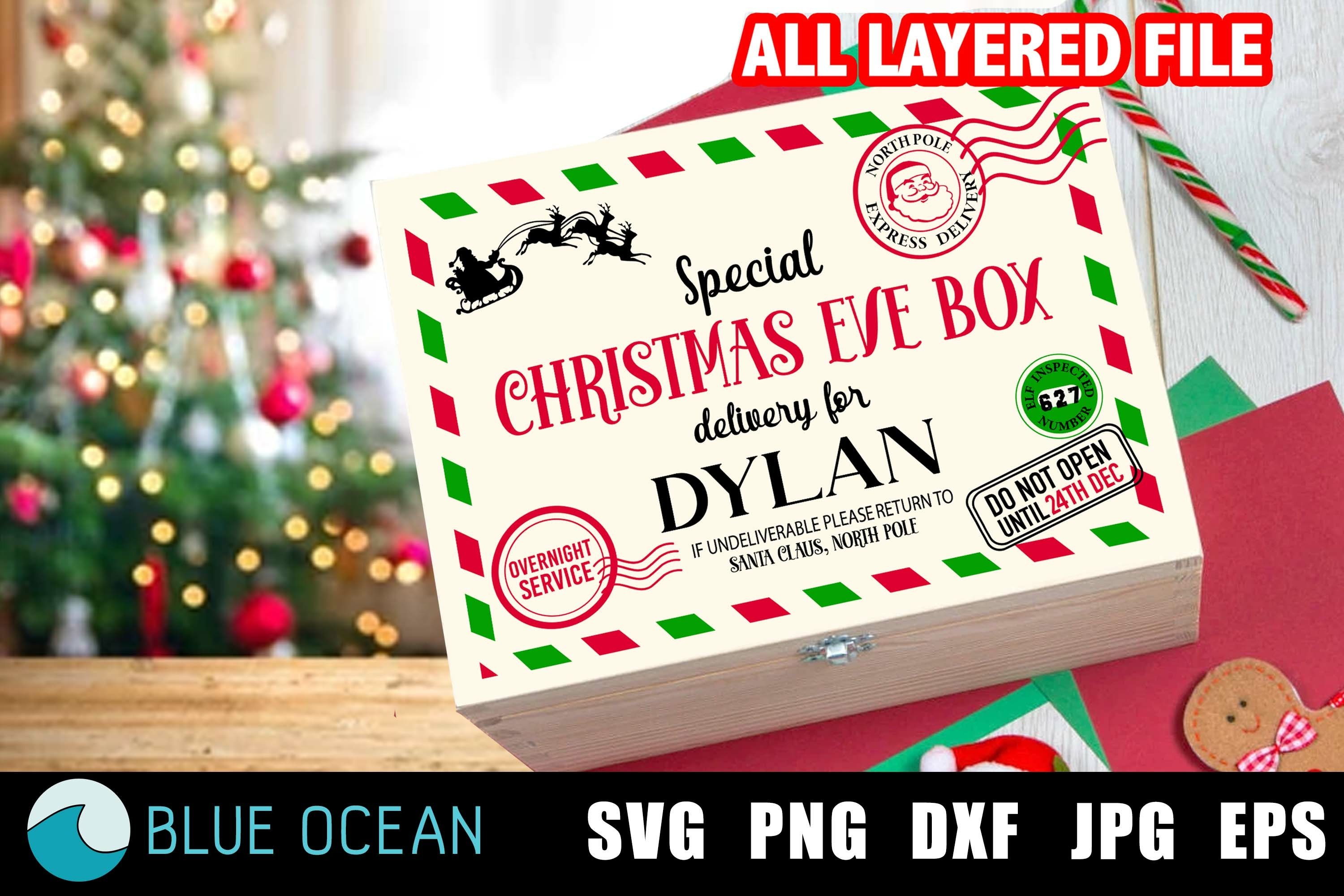 Christmas Eve Box SVG, Christmas Eve Crate SVG, (2150395) Christmas Eve Box SVG, Christmas Eve Crate SVG, (2150395)