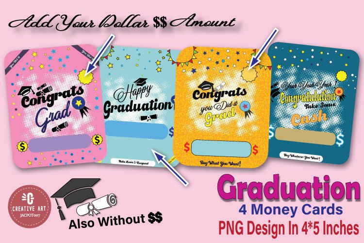 unique grad cards Grad You Did That A2 4.25x5.5 Greeting Card – Goods Made By Digitrillnana main image 1
