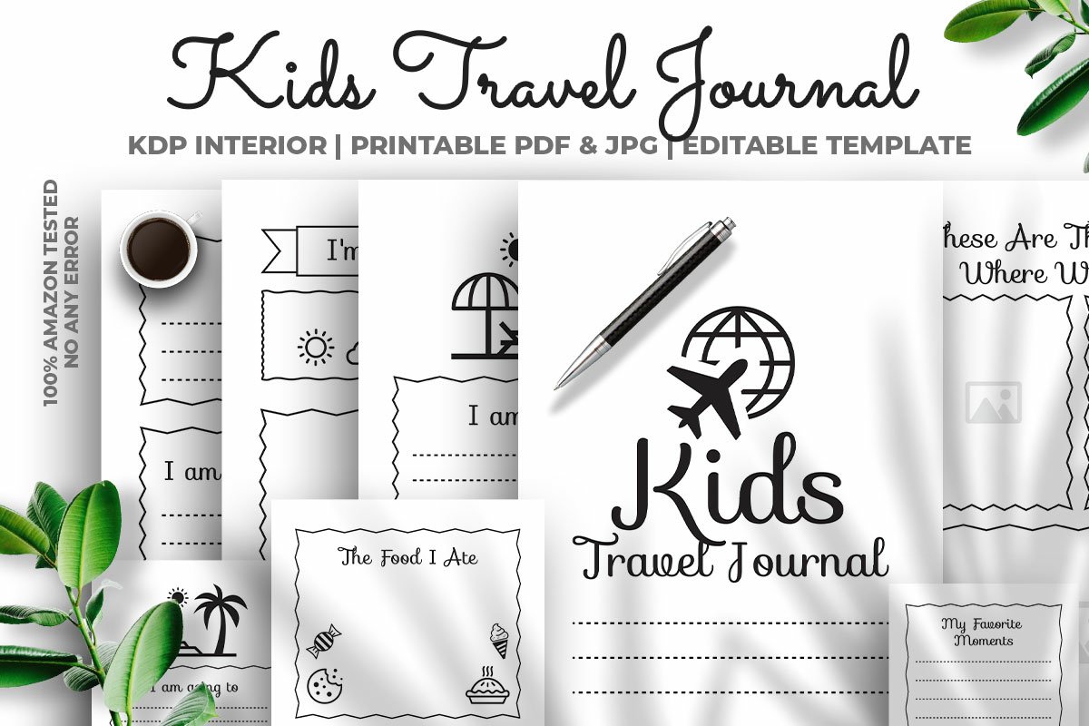 Kids Travel Journal KDP Interior (2158210)