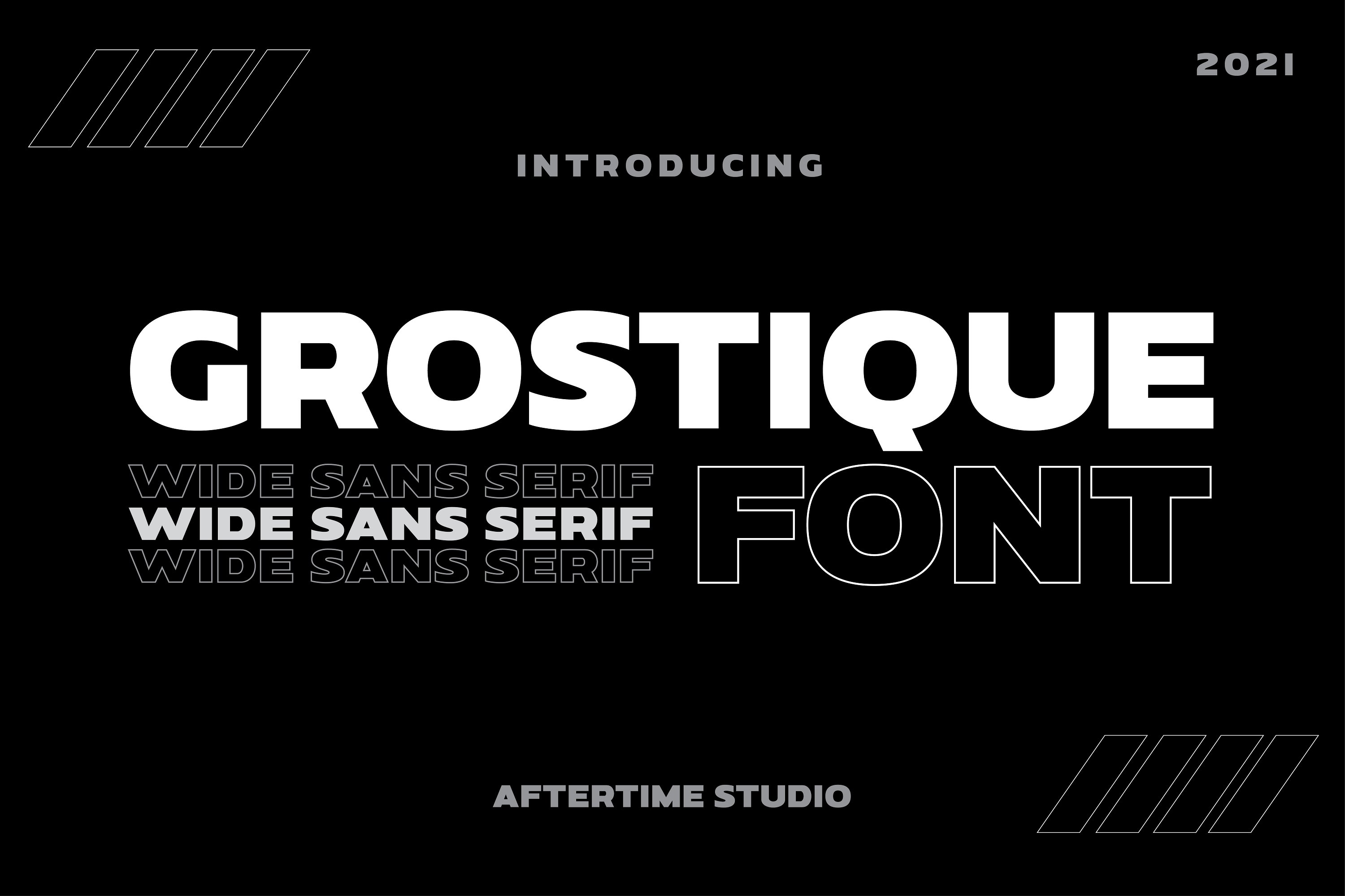 GROSTIQUE - Wide Sans Serif (1667656)