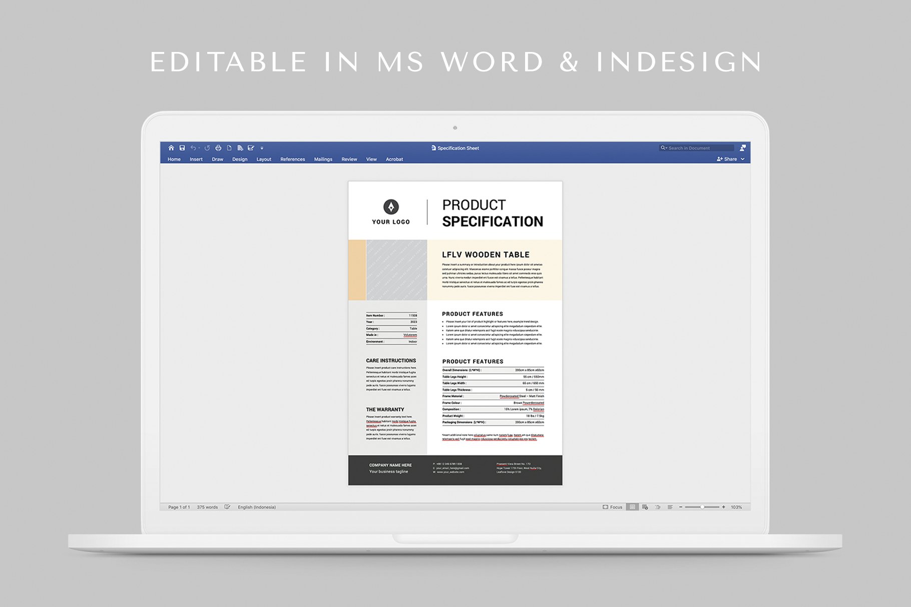 やすページ Product Specification Sheet (2716596)