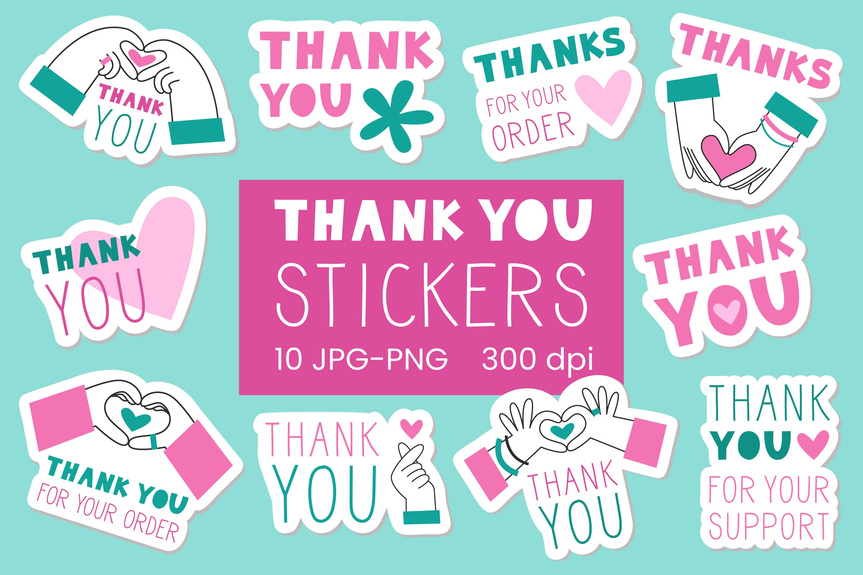 Aazon.co : Thank You Stickers,Thank You Stickers Sall Business,for...
