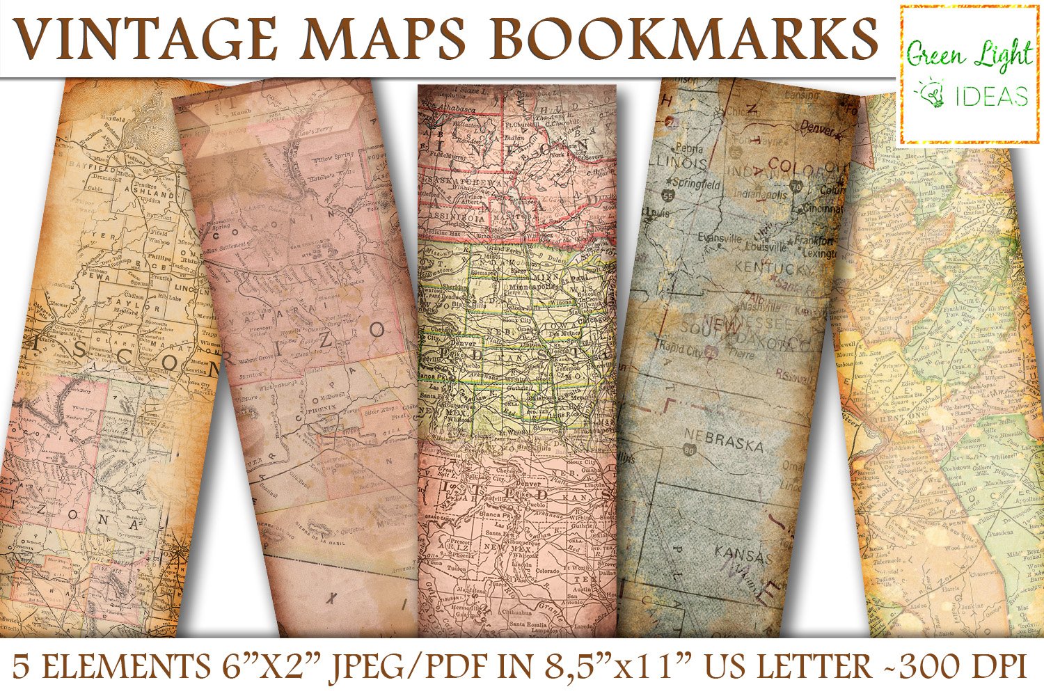 Printable Bookmarks Vintage