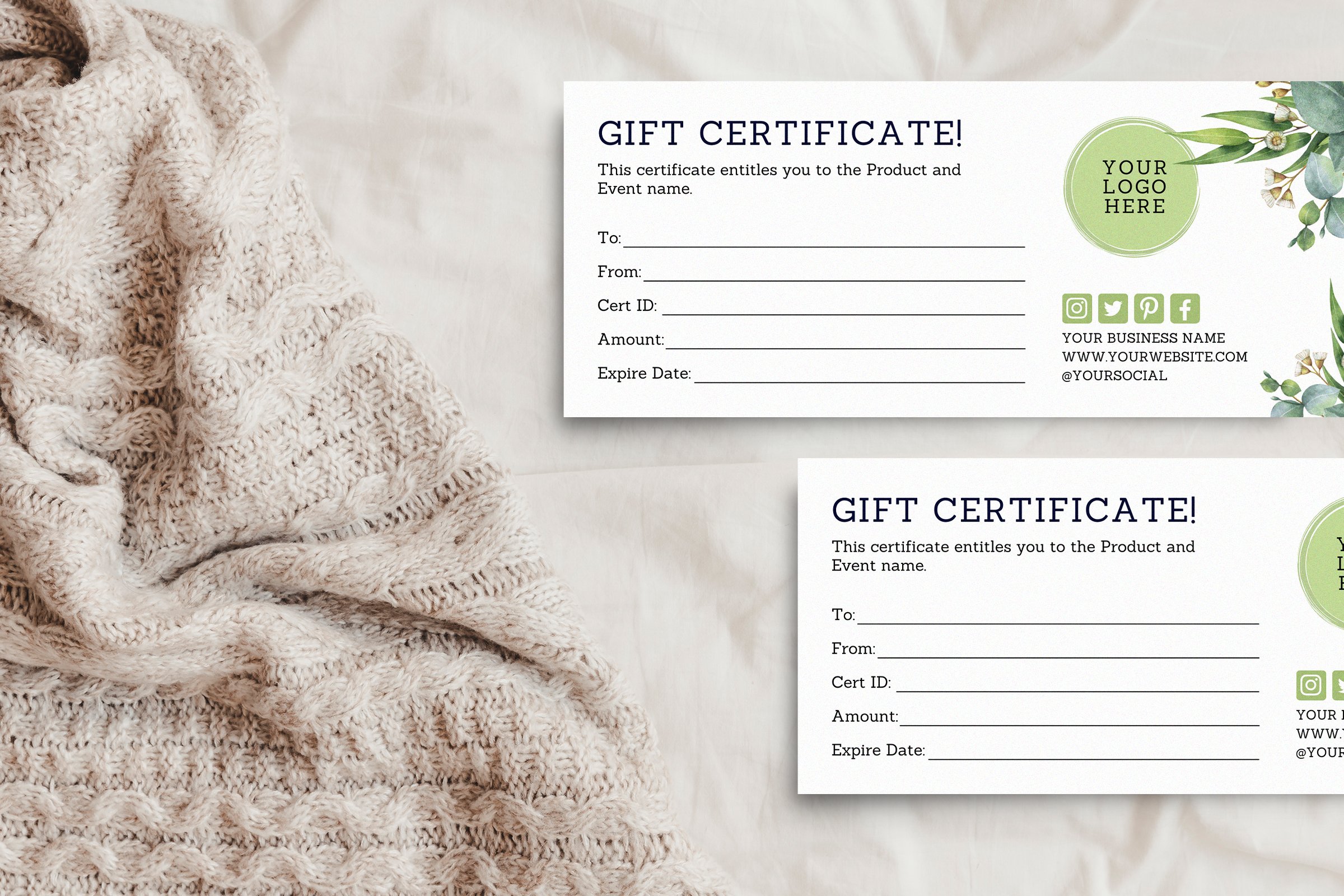 Free Spa Gift Certificate Template Printable